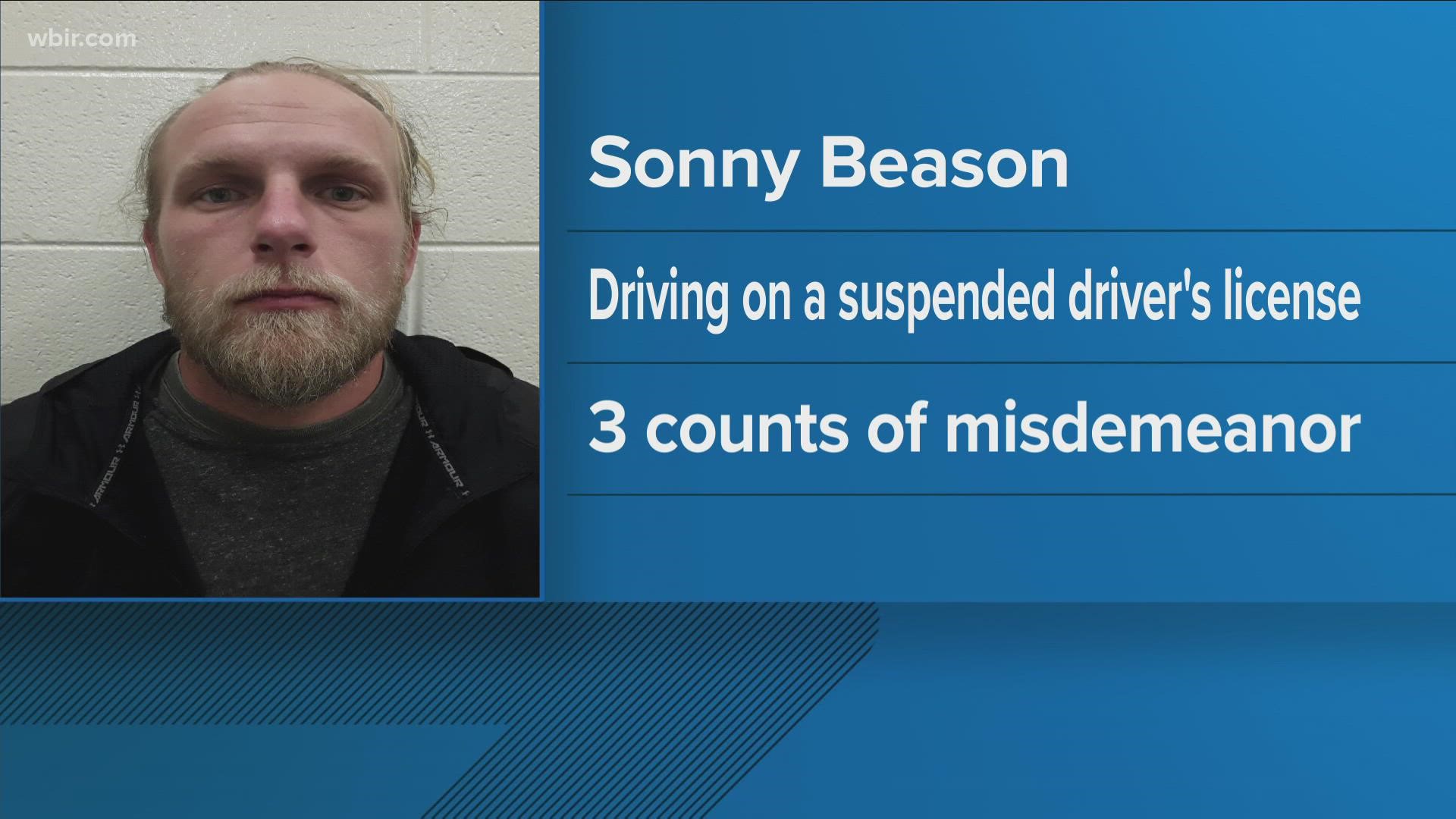 Investigators said Sonny Beason was driving with a loose ladder in the bed of his utility truck. Jenkins was trying to pull it off the road when he was killed.