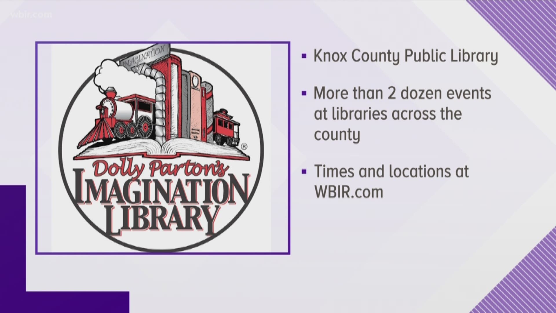 It's Imagination Library Week, and that means lots of special storytimes for kids across the state.