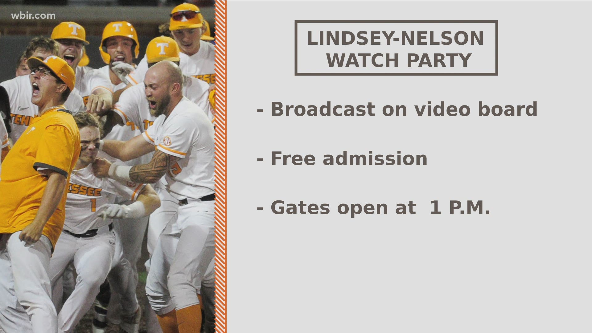 Vol fans invited by UT to Big Orange Watch Party this Sunday wbir