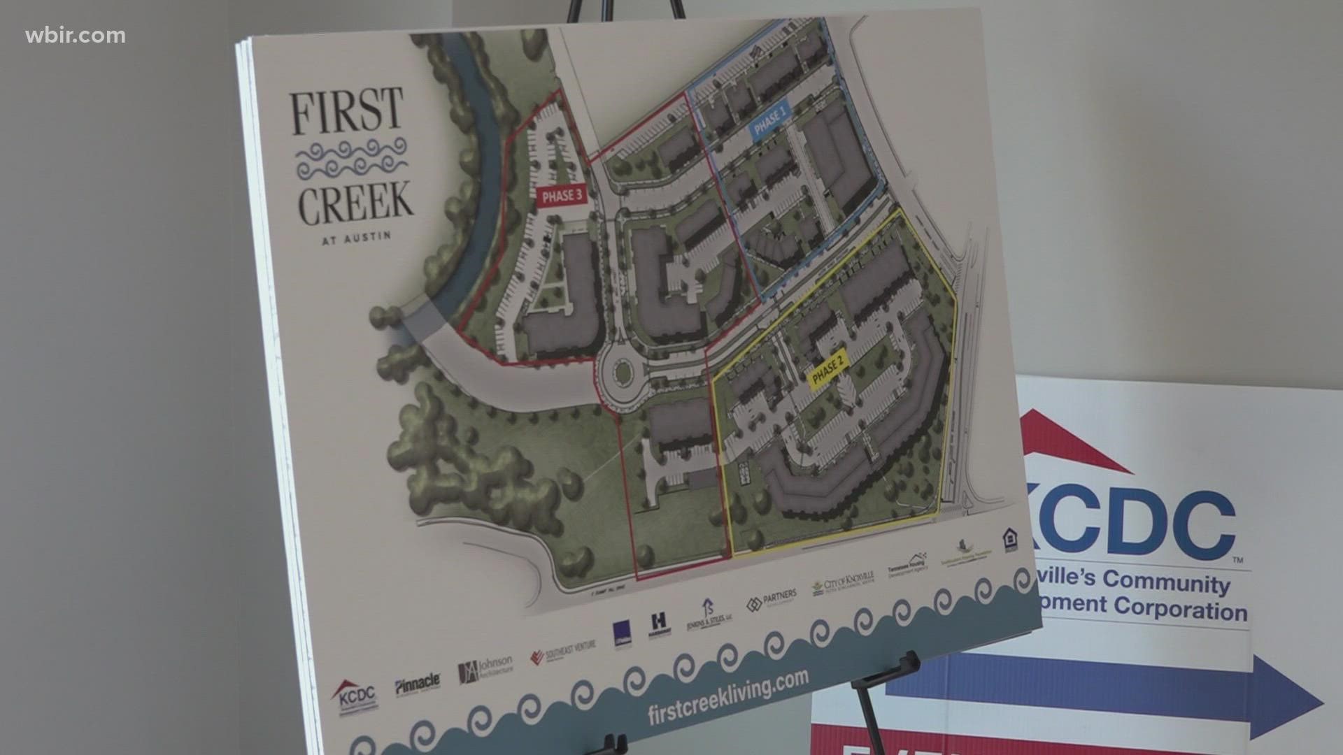 A mixed-income affordable housing community just east of downtown Knoxville is making progress on construction, hoping to soon open affordable homes for the city.