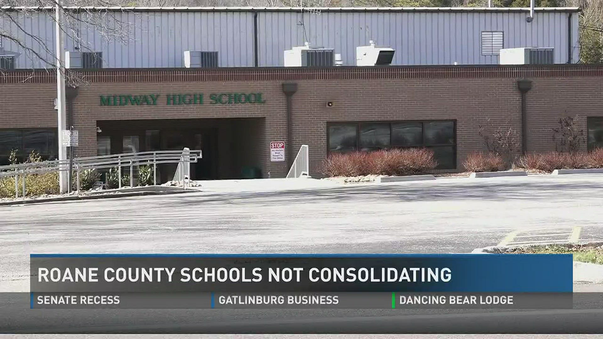 April 6, 2017: The Roane County Board of Education has decided against a plan to consolidate the county's five high schools into one school.