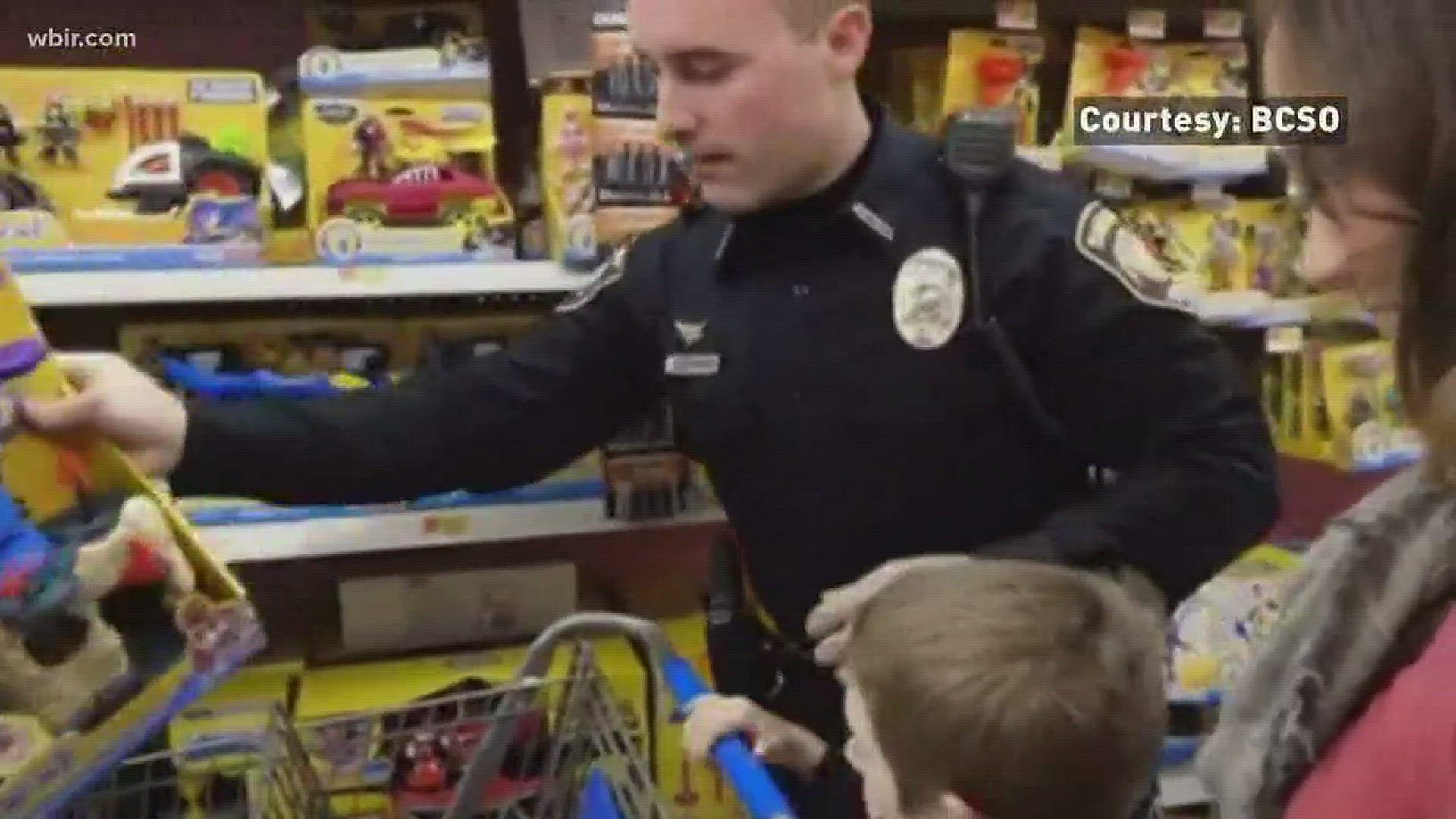 Dozens of kids were given the opportunity to go Christmas shopping for themselves with a Blount County officer.