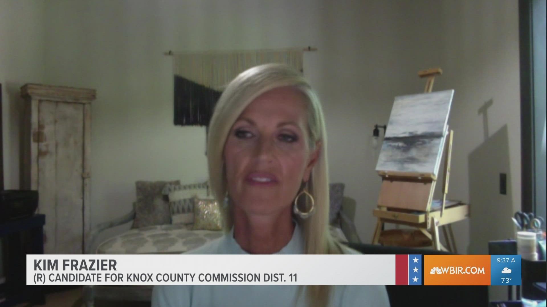Knox County Commission at-large candidates Kim Frazier and Vivian Shipe talk about the race.