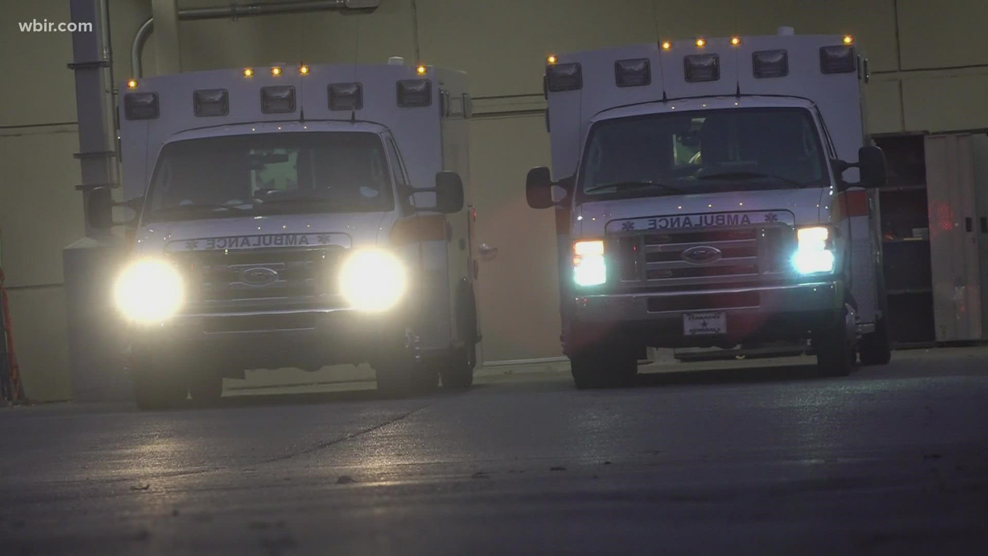 Knox Co. Commissioners approved forgiving more than $800,000 in fines owed by the county's ambulance provider.