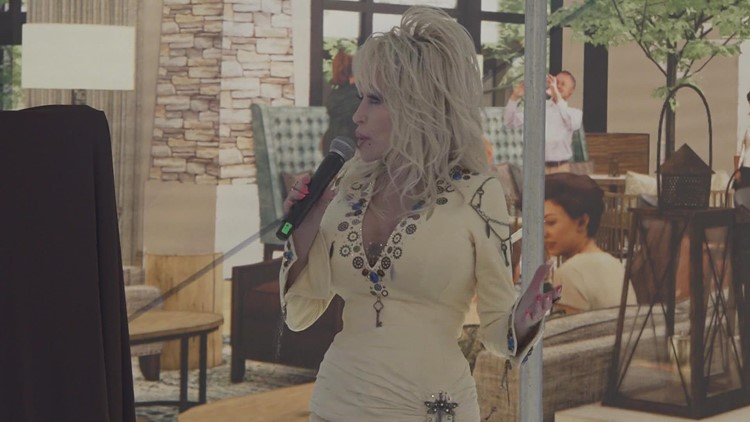 Dolly Parton visits Pigeon Forge to check out HeartSong Lodge and Resort construction site