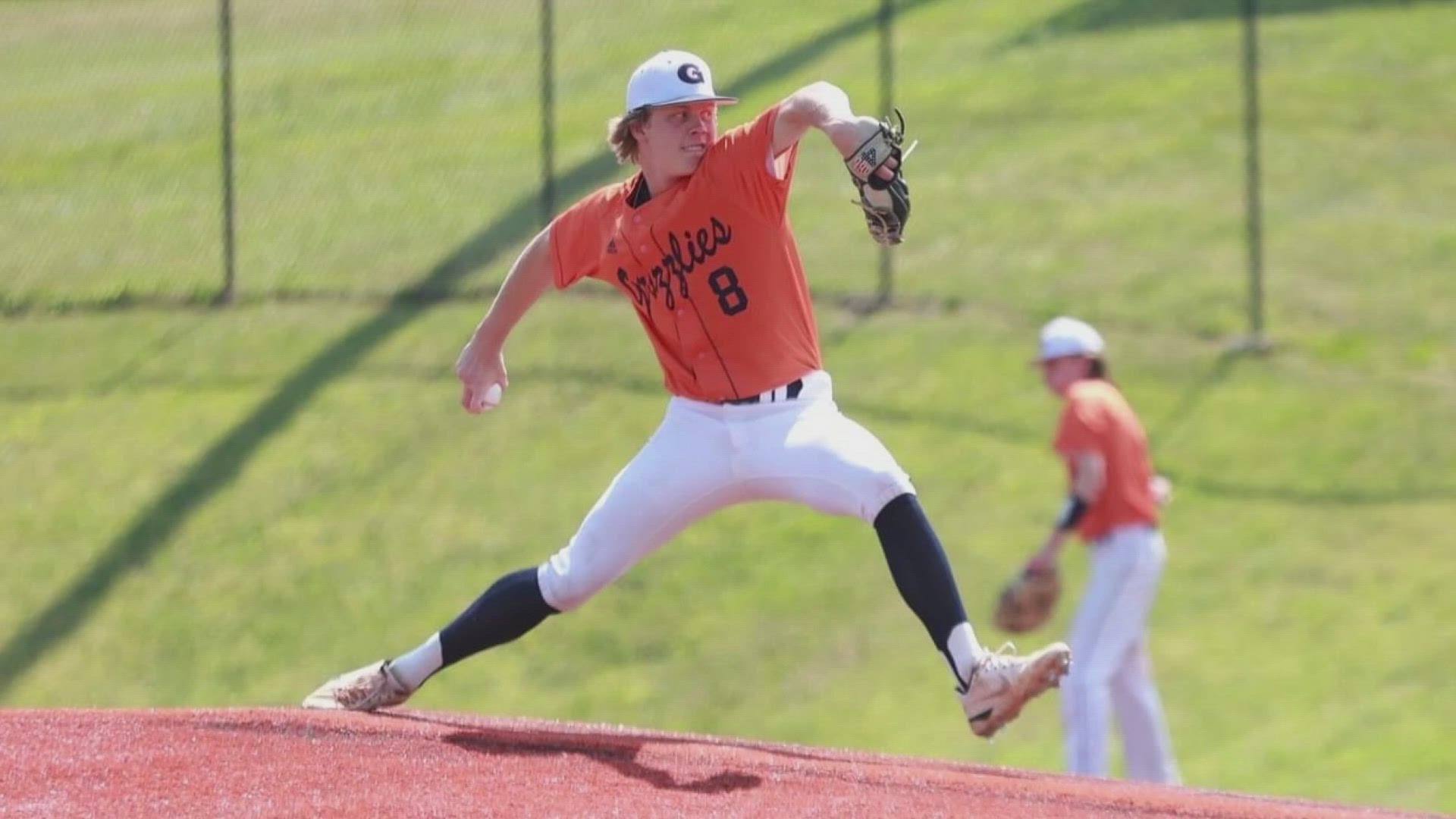 The 18-year-old was chosen in the third round by the Los Angeles Dodgers.