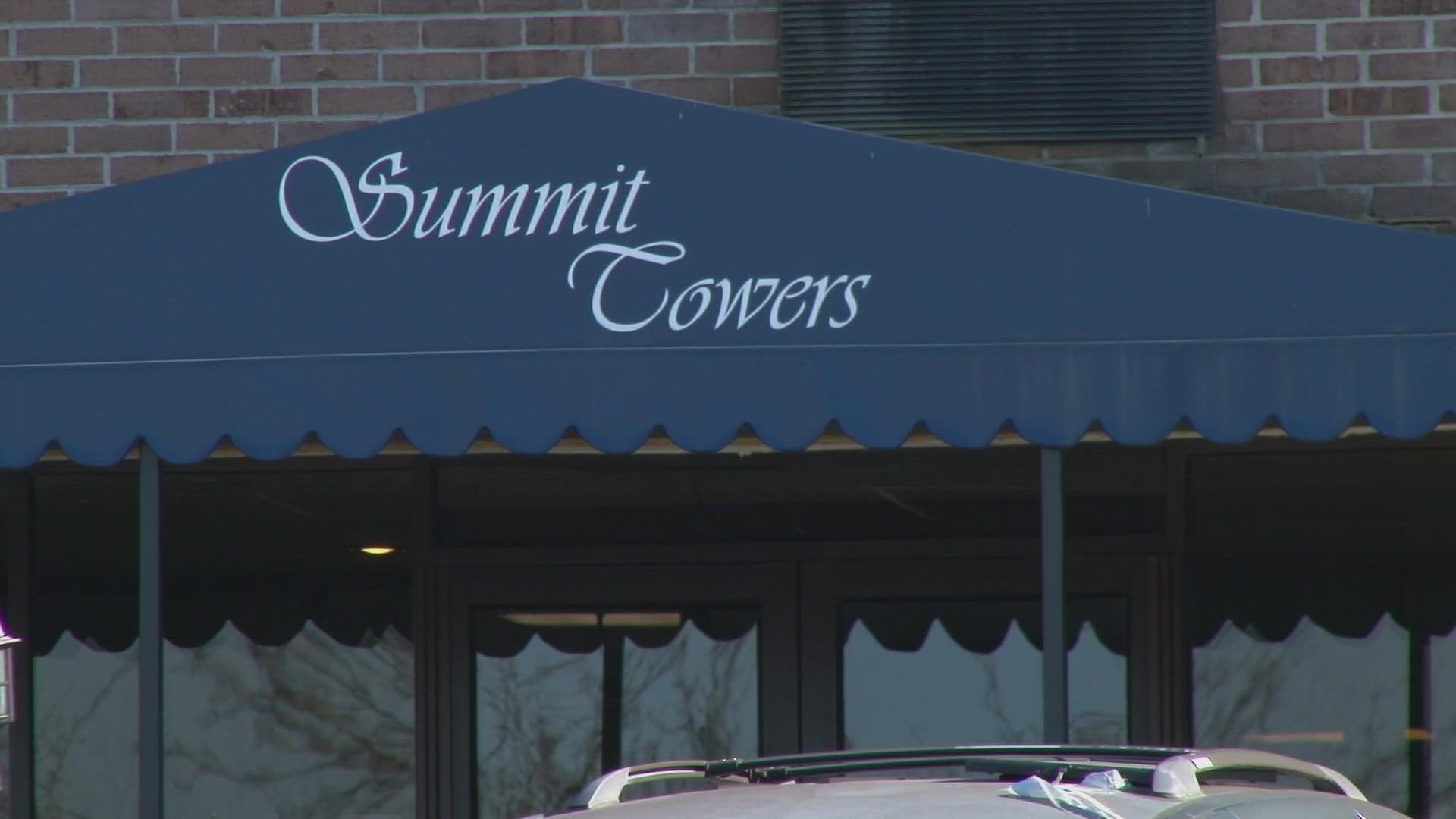 Seniors are struggling to get water at Summit Towers. The managers of the building told us a leak is causing low water pressure for parts of the building.