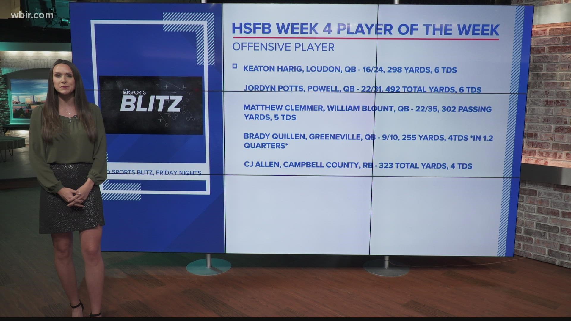 There's still time to vote for WBIR's offensive and defensive players of the week.