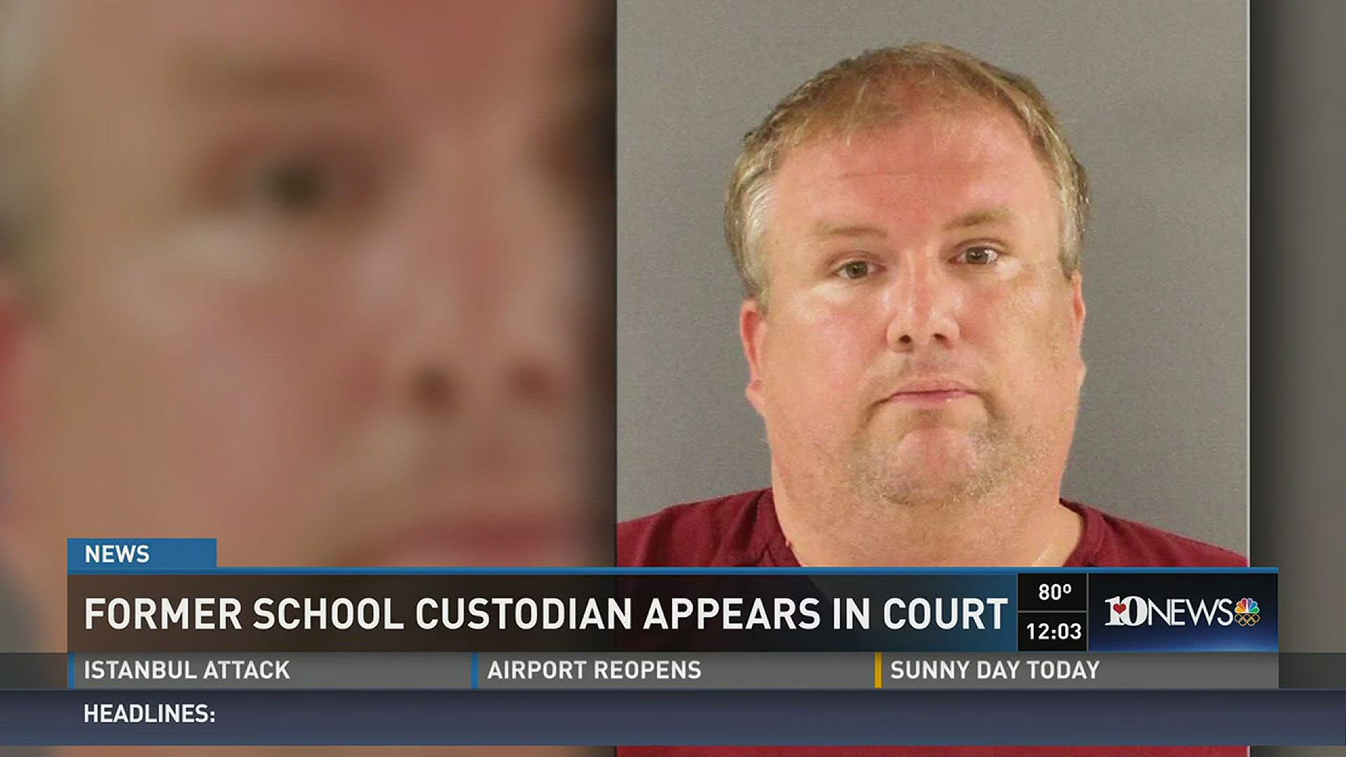 Dustin Dotson is former custodian at Inskip Elementary School.