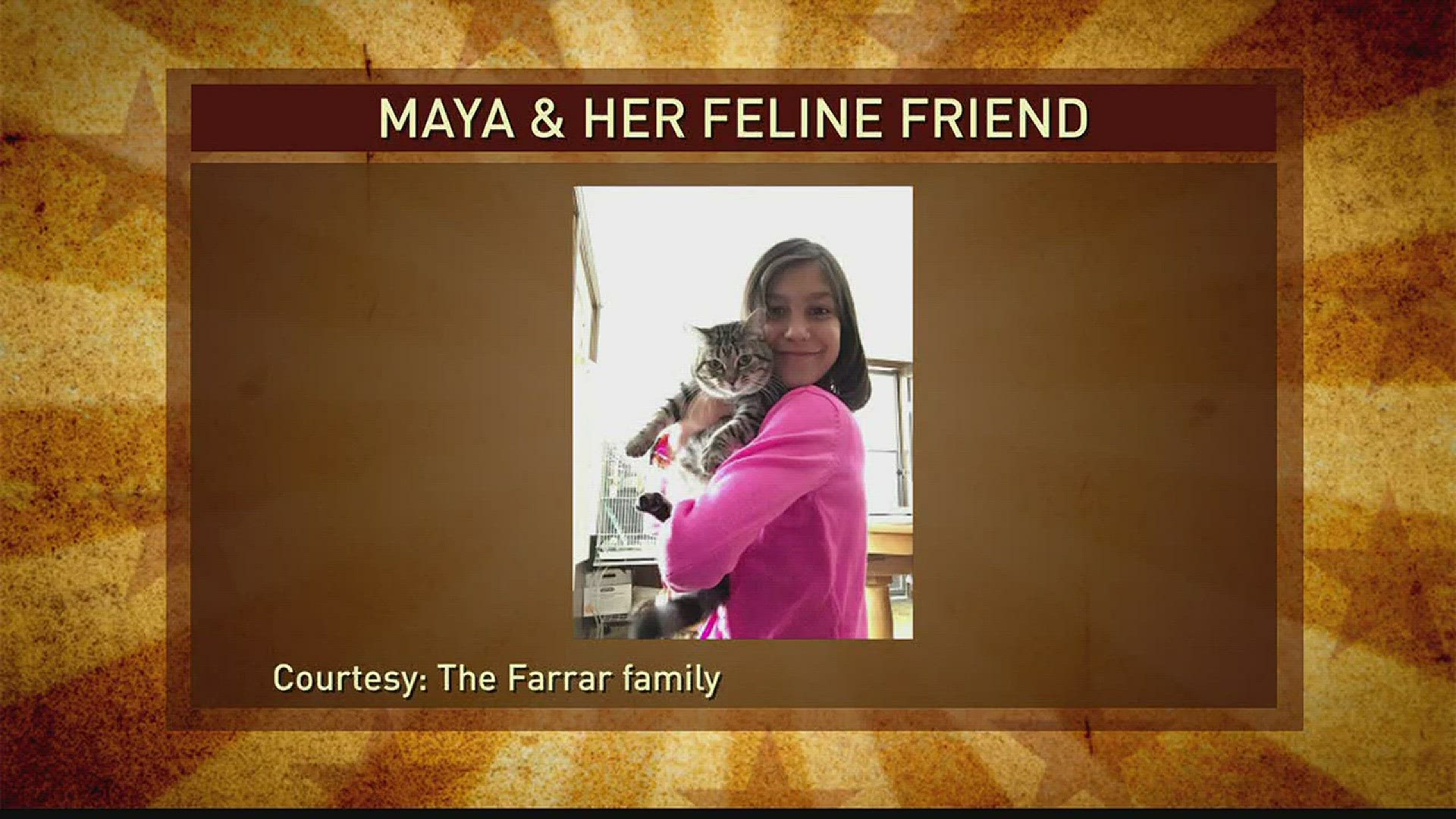 Junior Anchor Maya Farrar shares a report she's made on cats.April 4, 2017-Live at Five at 4