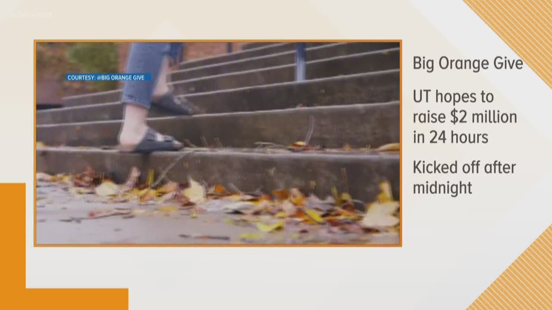 The Big Orange Give kicked off just after midnight. Last year--nearly five-thousand donors raised $1.45 million dollars in just 24 hours.