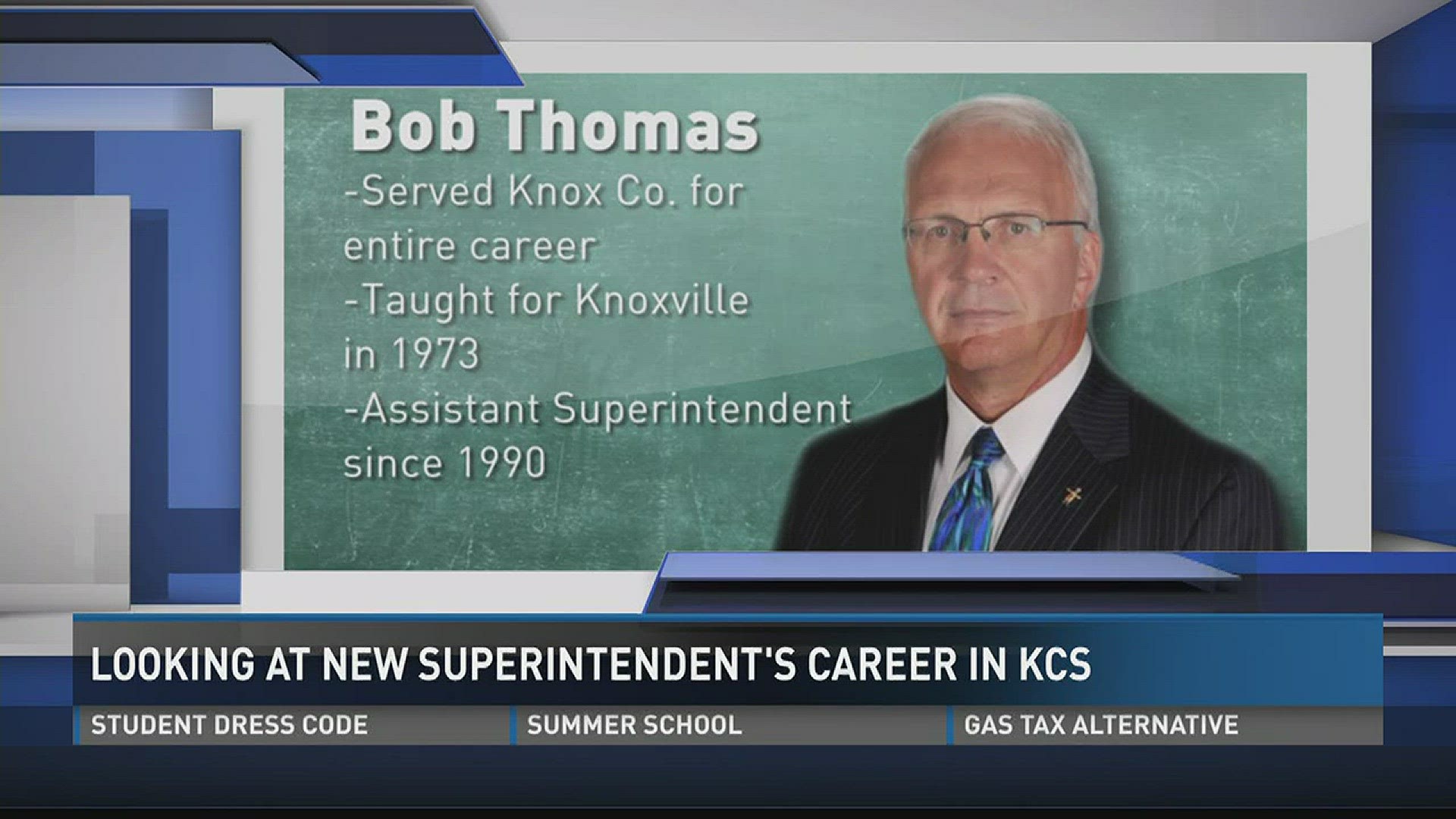 Bob Thomas begins his role as Knox County Schools superintendent on Thursday.