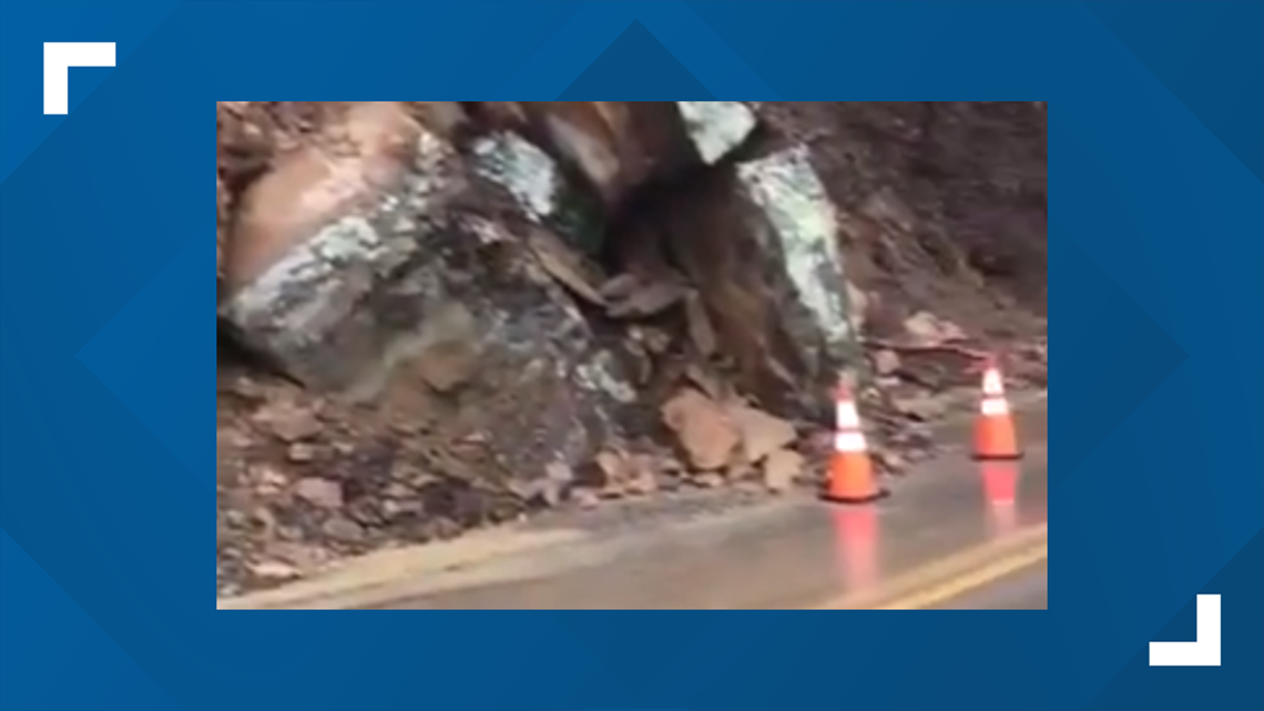 Rockslide closes SR 90 in Campbell Co. in White Oak community - Vimarsana News