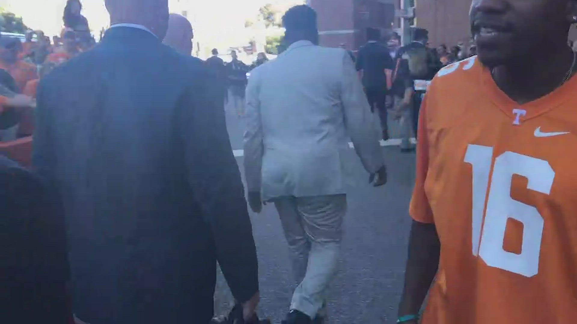 Walk alongside Tennessee players for the Vol Walk this week.
