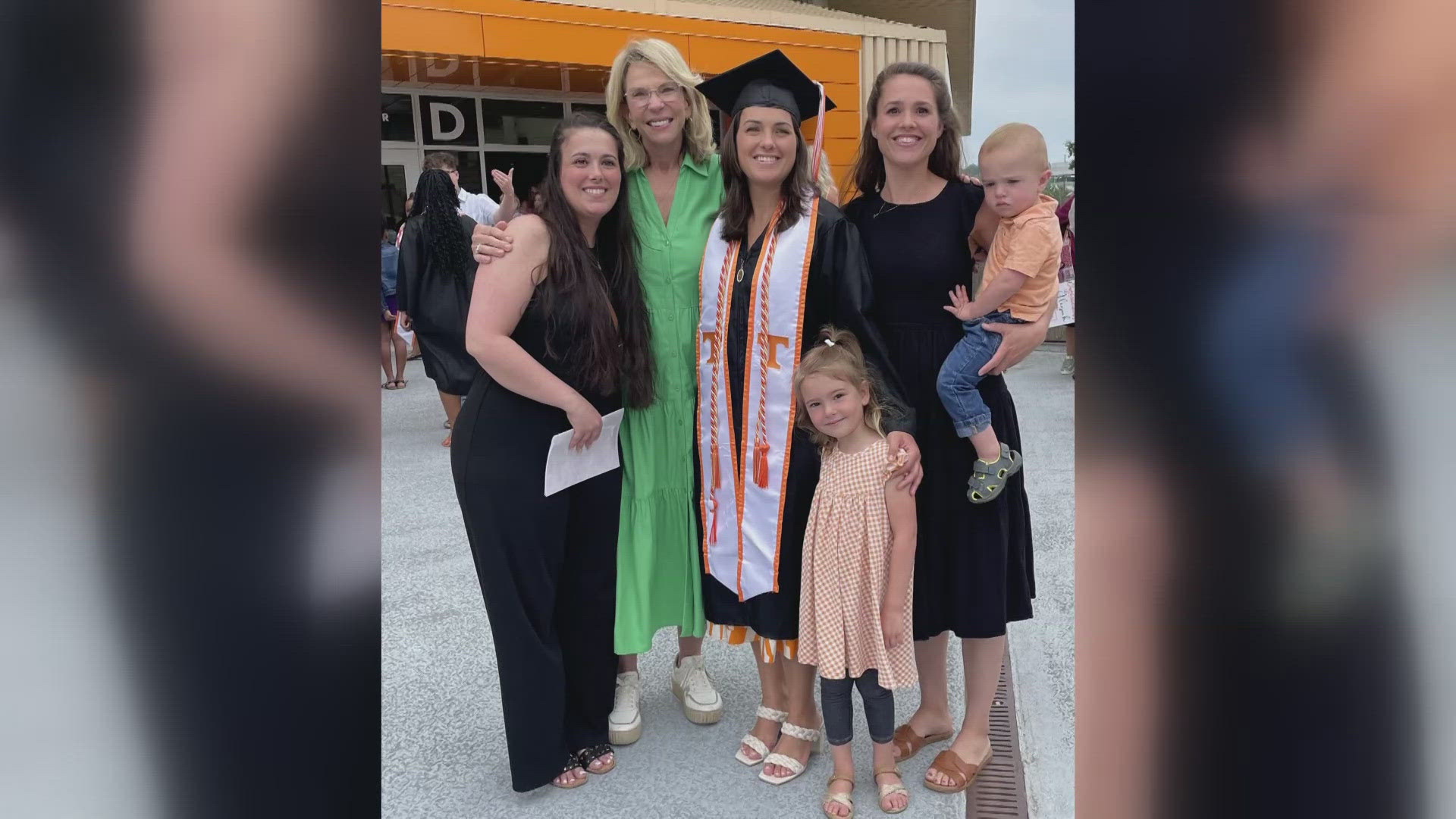 Elizabeth Gooch said she struggled with addiction for around a decade, and never thought she would graduate from UT. On Friday, she claimed her degree.