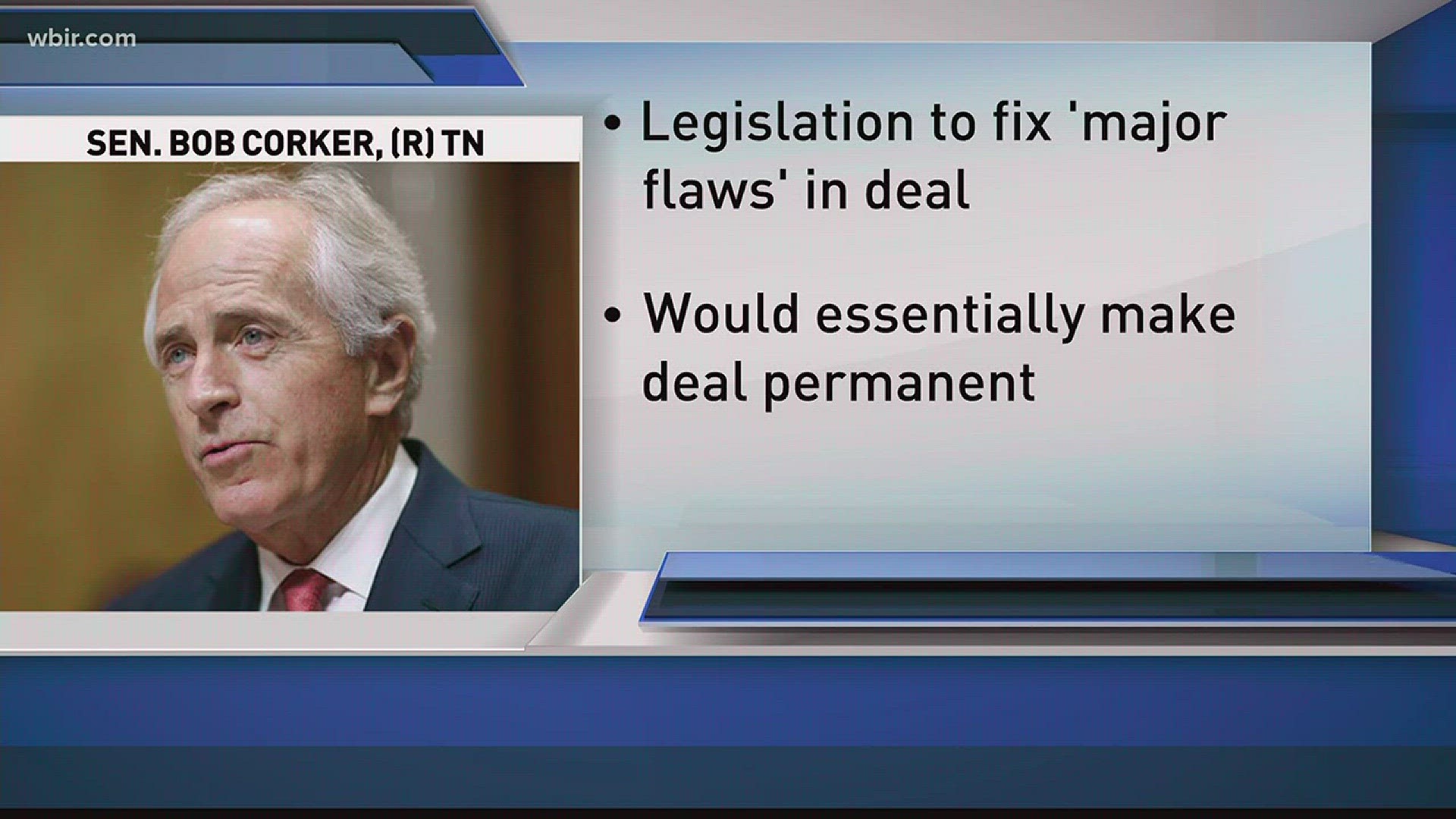 Oct. 13, 2017: As President Trump threatens to end U.S. involvement in the multi-nation Iran Nuclear Deal, Sen. Bob Corker says he plans to introduce legislation next week to fix what he calls "major flaws" in the deal.