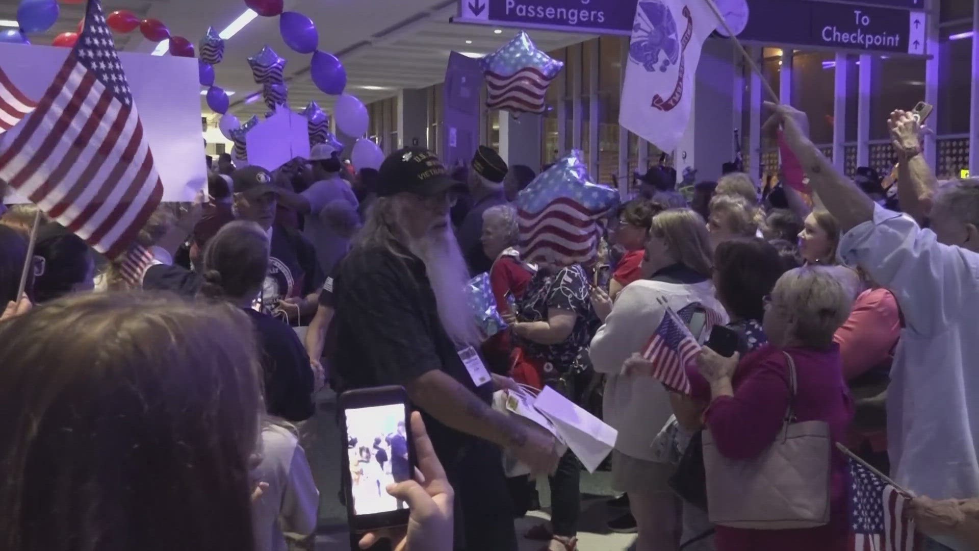 The flights take East Tennessee veterans to Washington D.C. to see the memorials built in their honor.