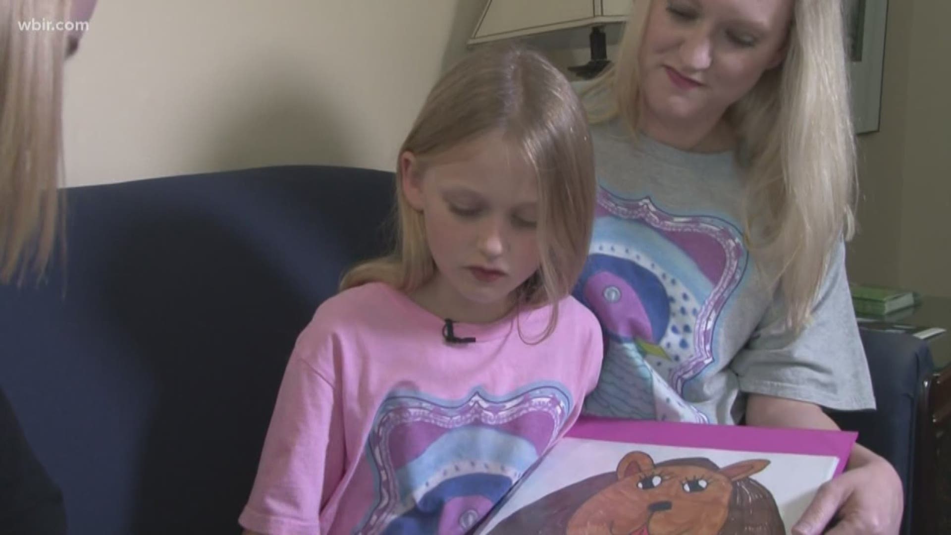 One little girl is using her passion for art to make patients' visits a little brighter.