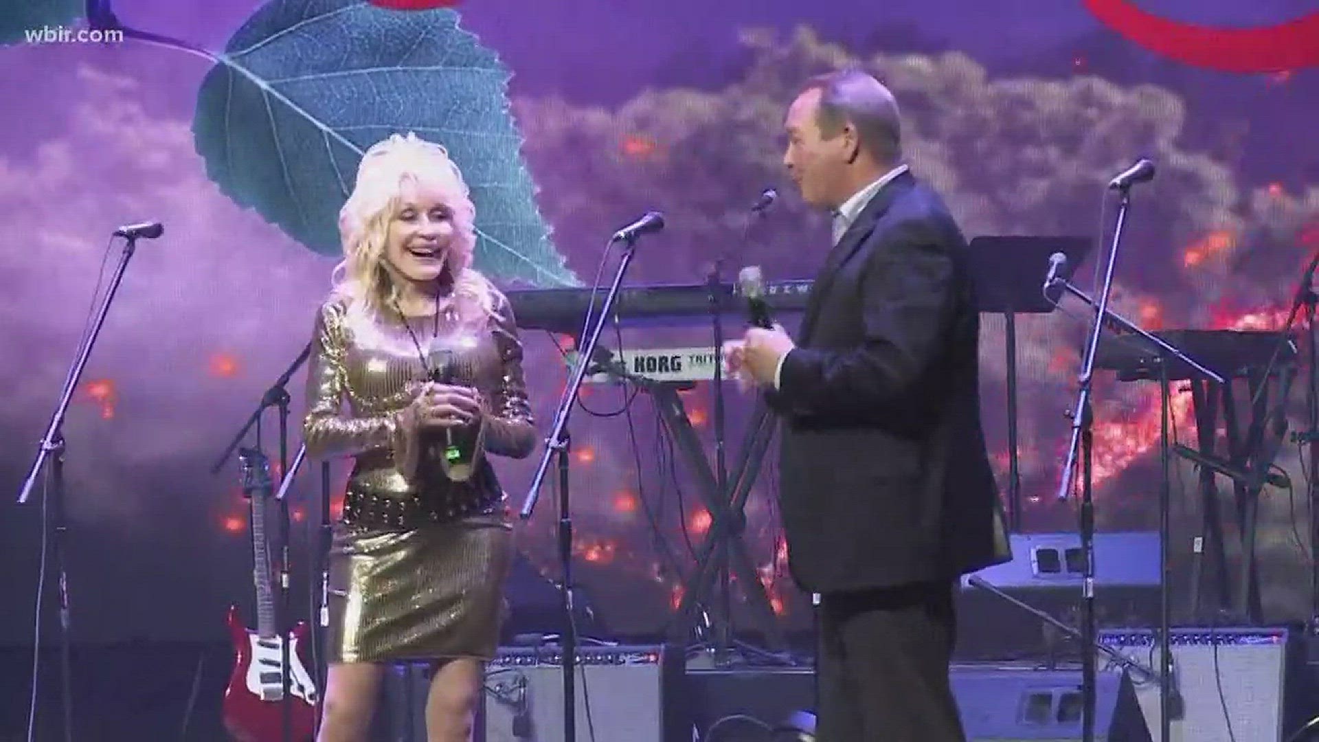 Dolly celebrated opening day for the latest season at Dollywood, giving people a taste of what's ahead in 2018.