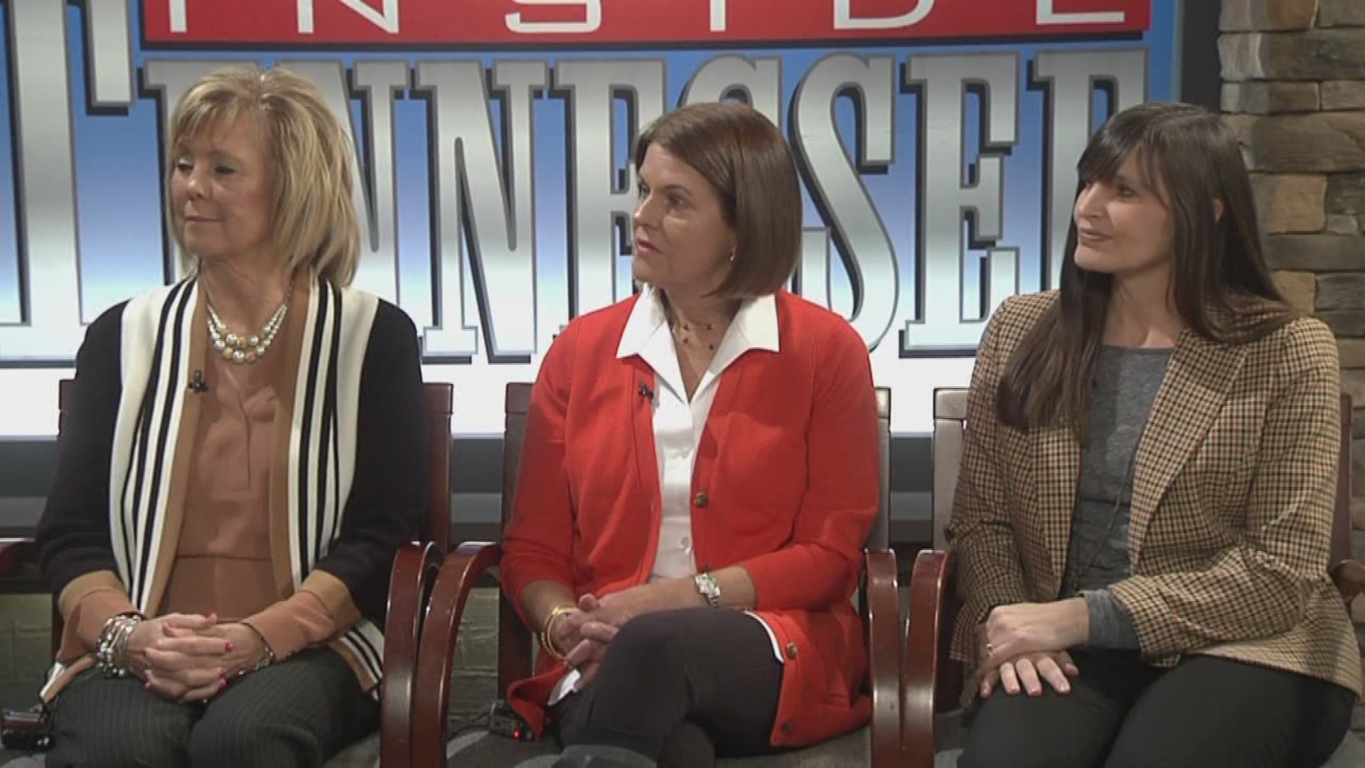 Knox County school board members Patti Bounds, Terry Hill and Susan Horn discuss school system issues.