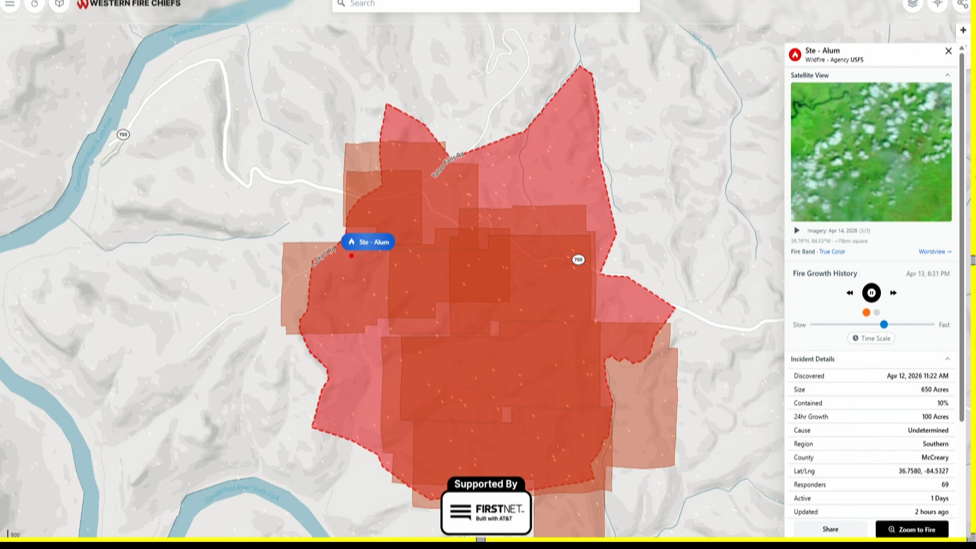 NPS: Crews battling 650-acre fire threatening Big South Fork, homes in ...