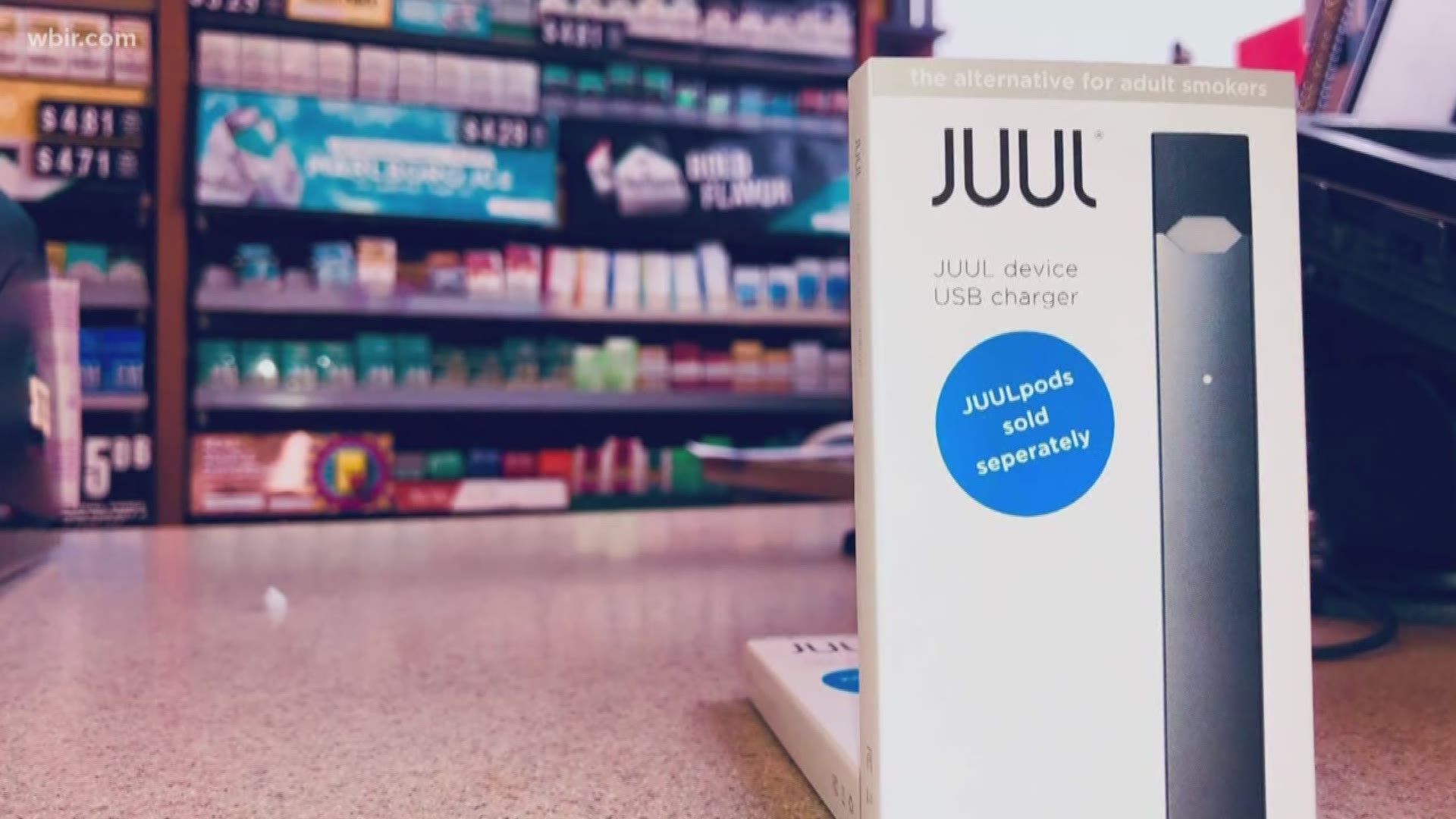 A Juul is a small e-cigarette, shaped like a flash drive and one pod contains as much nicotine as a pack of cigarettes.