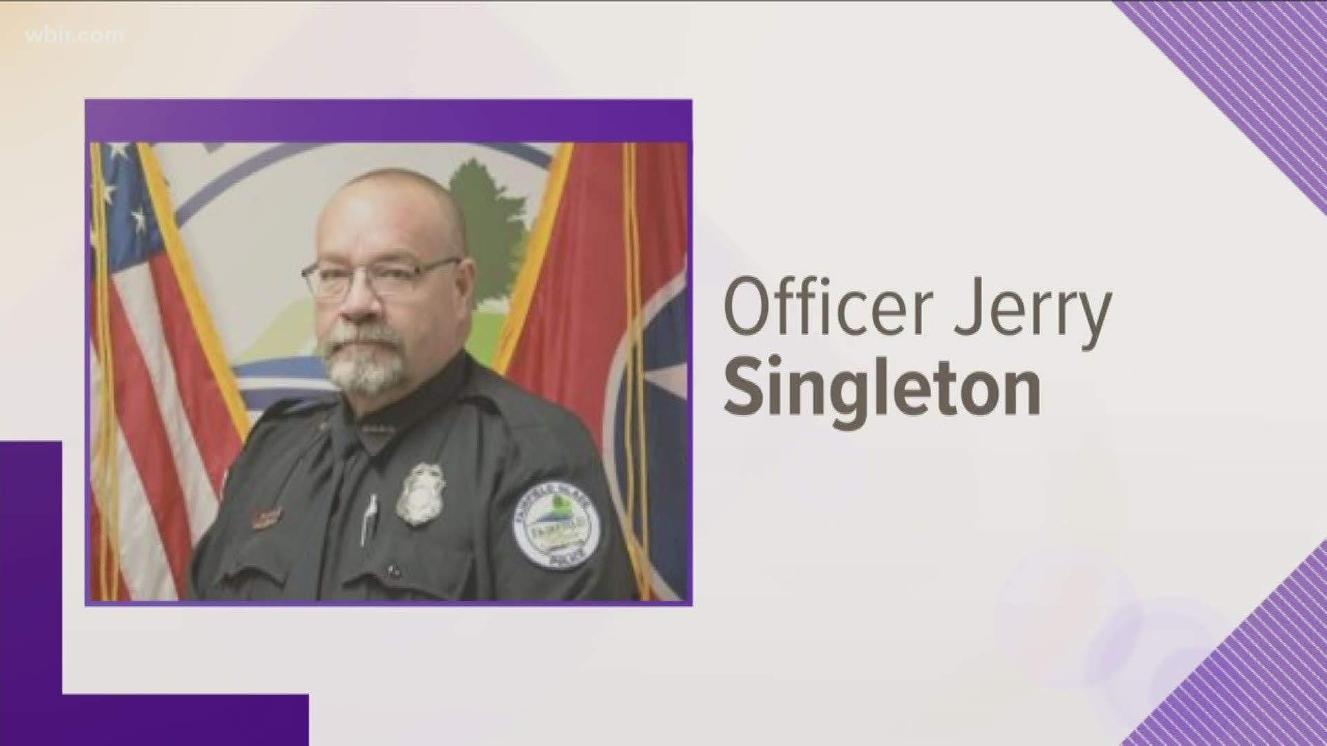 Chief Michael Williams on Facebook that Officer Jerry Singleton,52, died of natural caused during his shift on New Year's Eve.