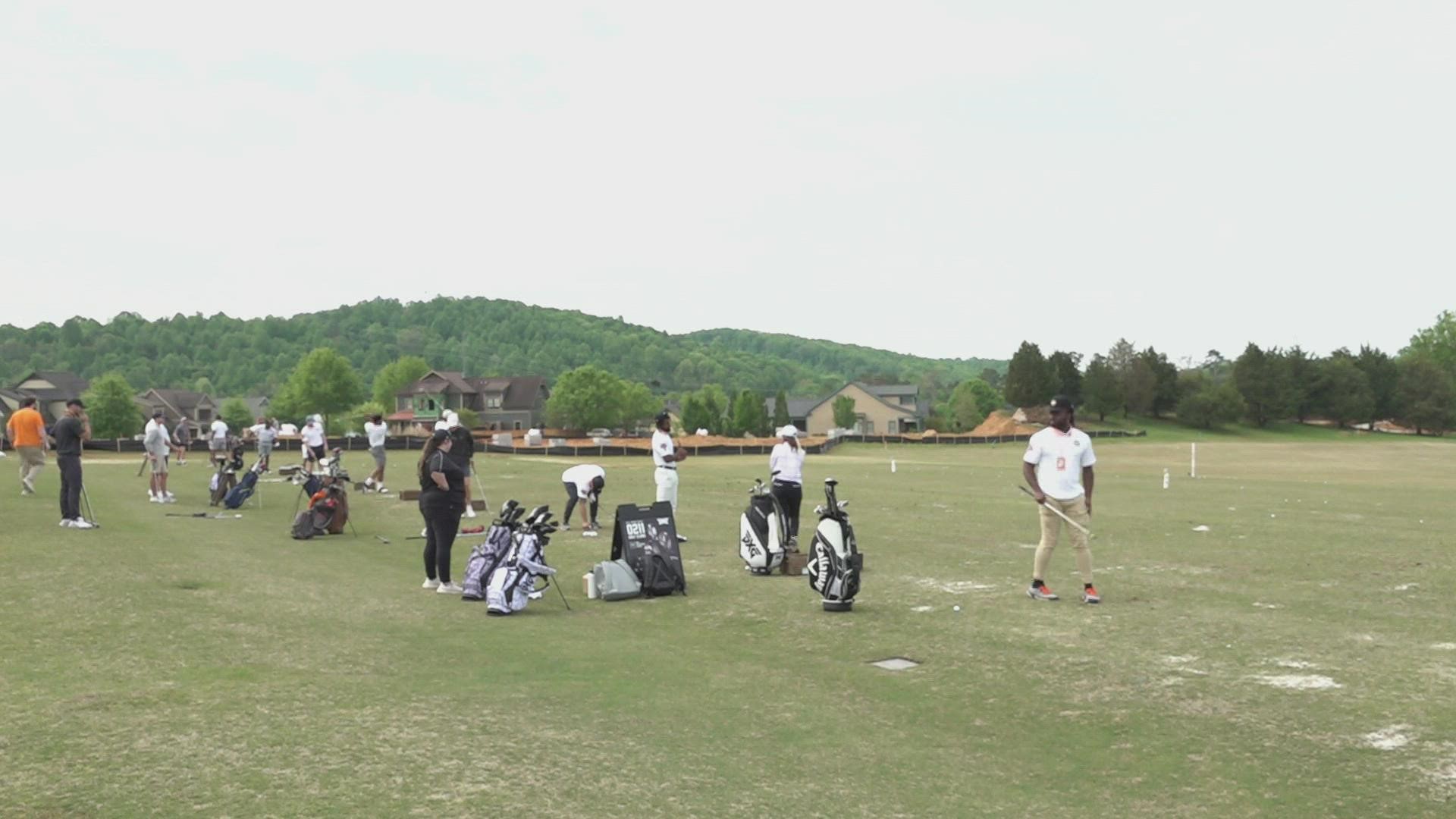 Former UT football player Josh Dobbs hosted the tournament along with Cam Sutton and Al Wilson.