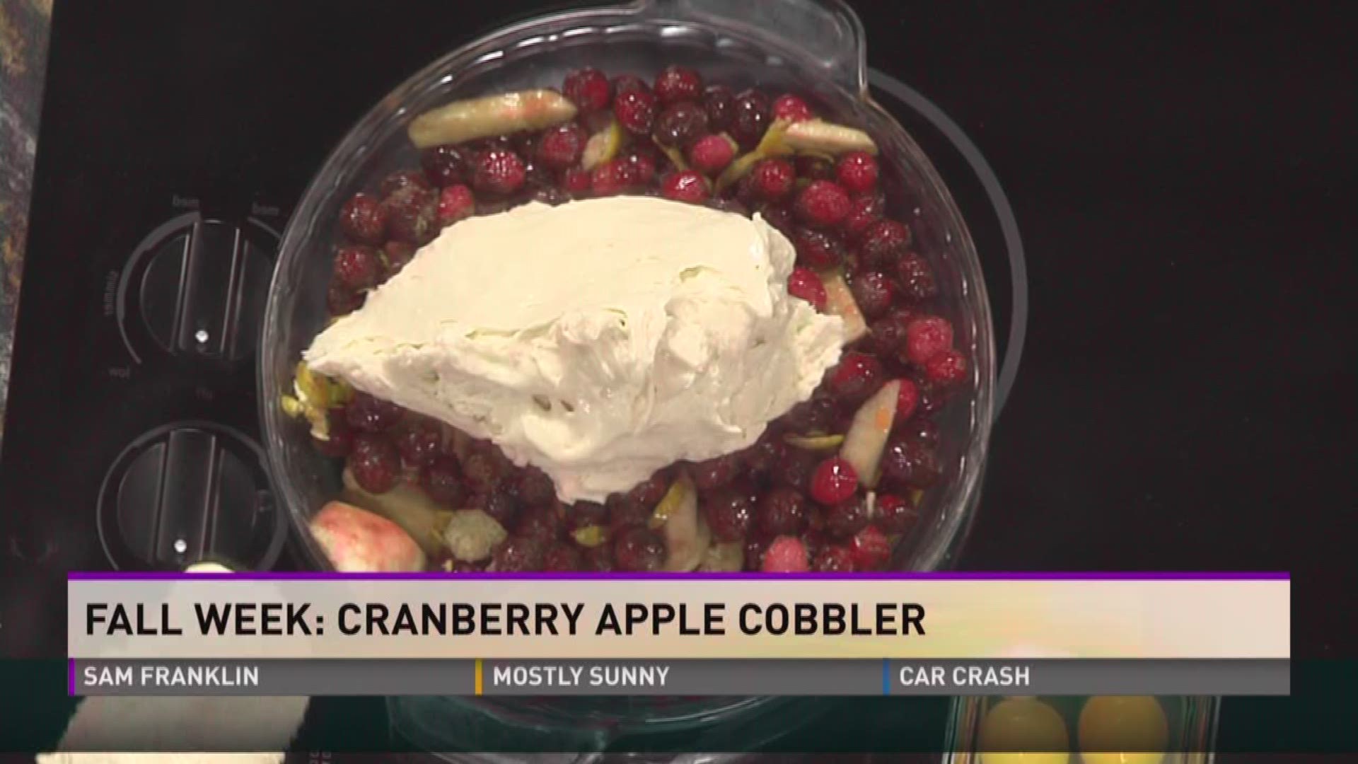 Fall Week: Cranberry Apple Cobbler