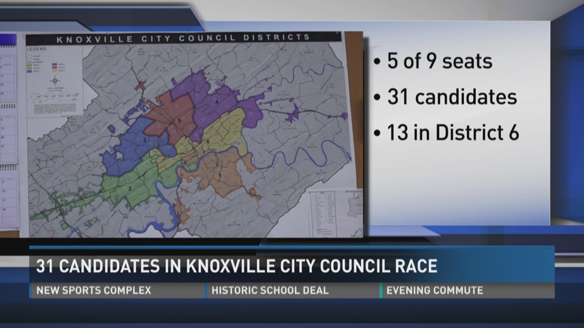 The city of Knoxville primary election in August will have a crowded ballot, with a record-breaking 31 people qualifying to run for City Council by the noon Thursday deadline.