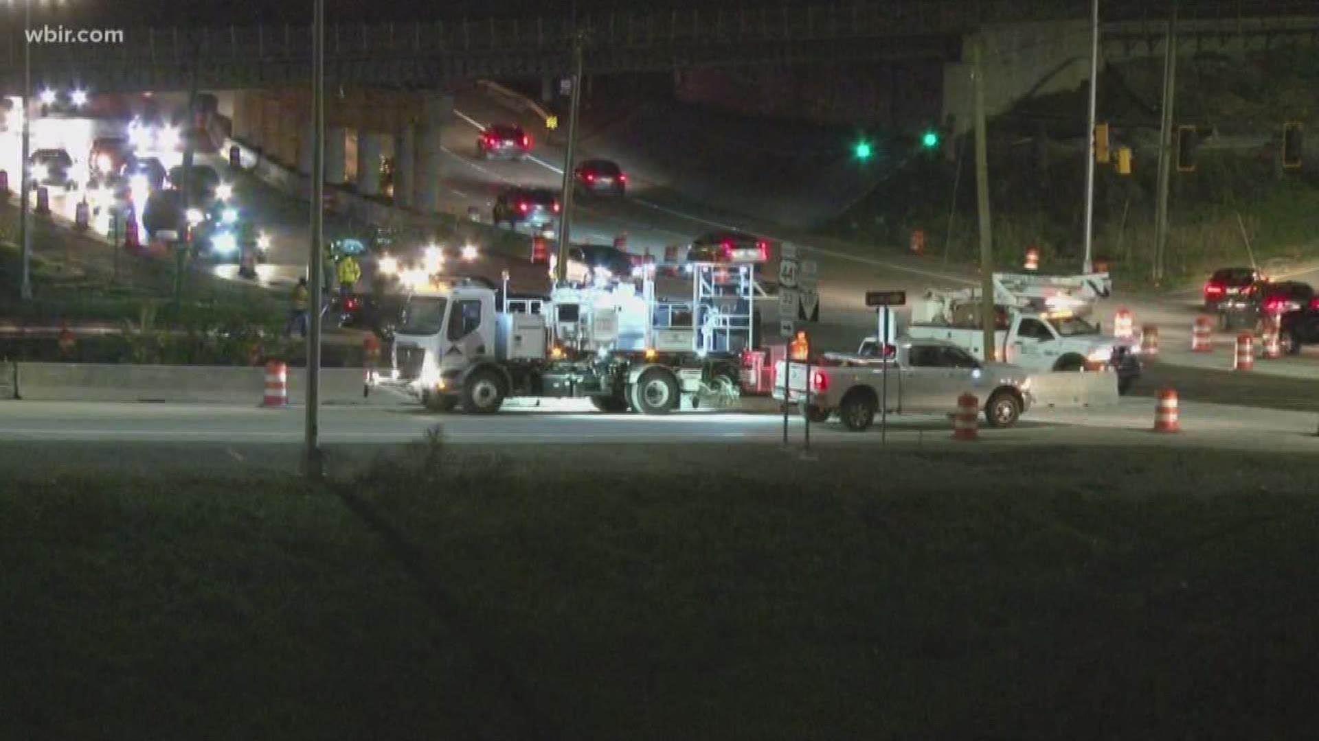 Crews plan to open the new exit ramp from I-640 west to North Broadway overnight.