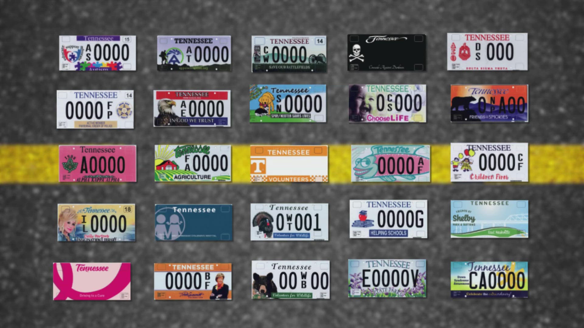 Tn Plate Sticker Specialty license plate sales give nearly $10M to organizations across ...