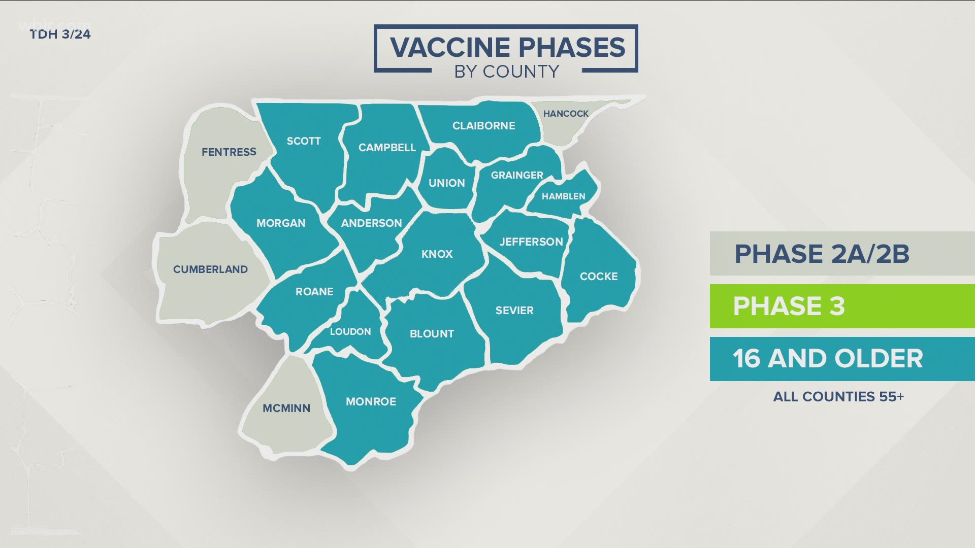 Right now, anyone over the age of 16 can get a COVID-19 vaccine shot in Tennessee.