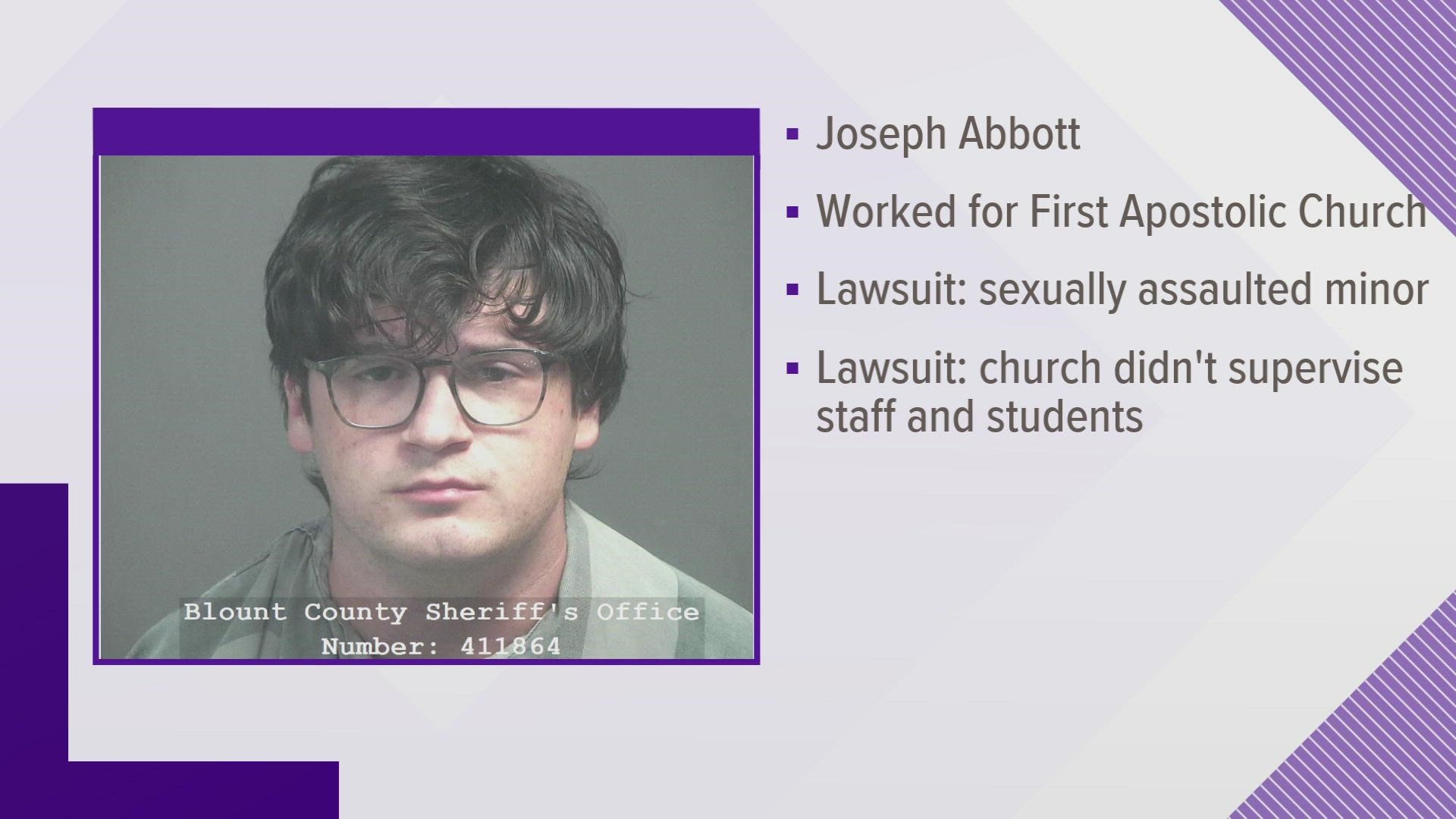 Joseph Kade Abbott, 26, was arrested on Jan. 10 in North Carolina and taken to Blount County after he was served a warrant for sexual battery by an authority figure.