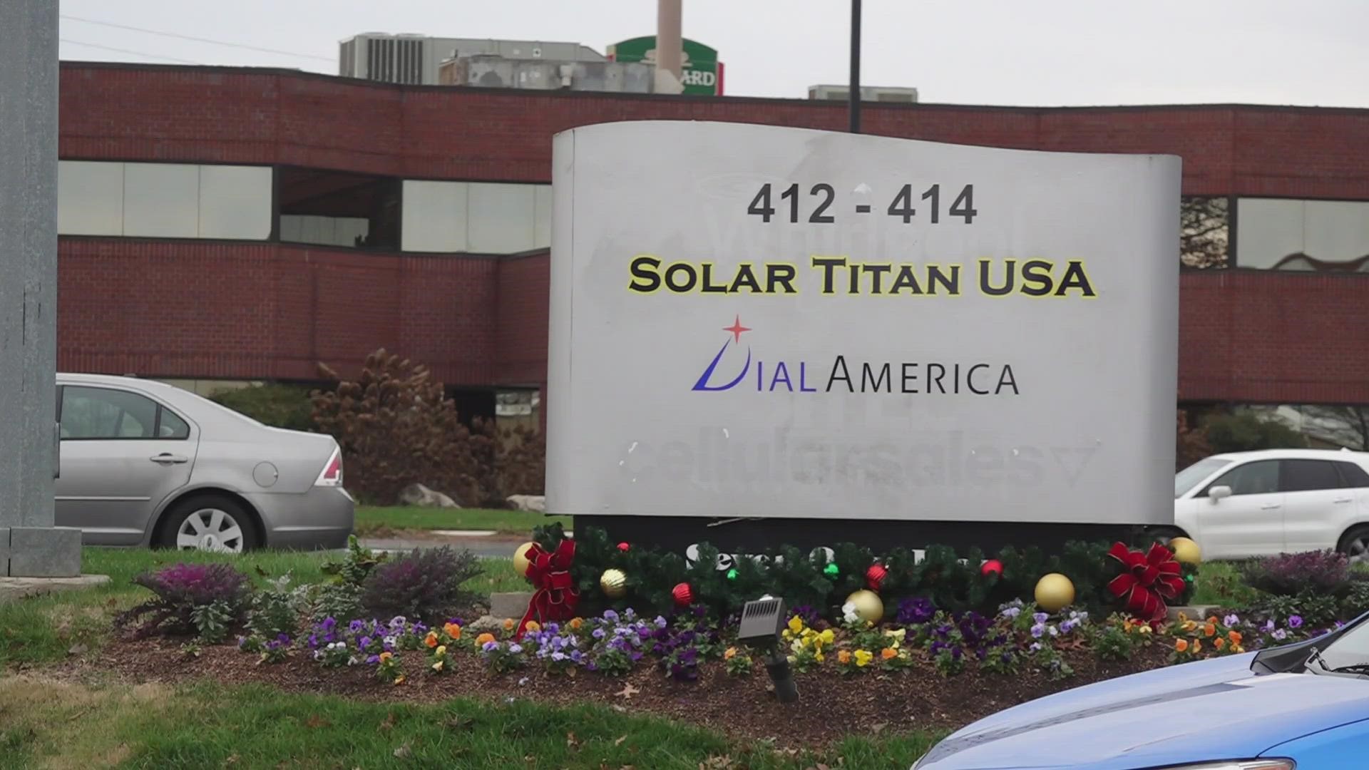 Here is the first report on what's happening with Solar Titan and its assets.