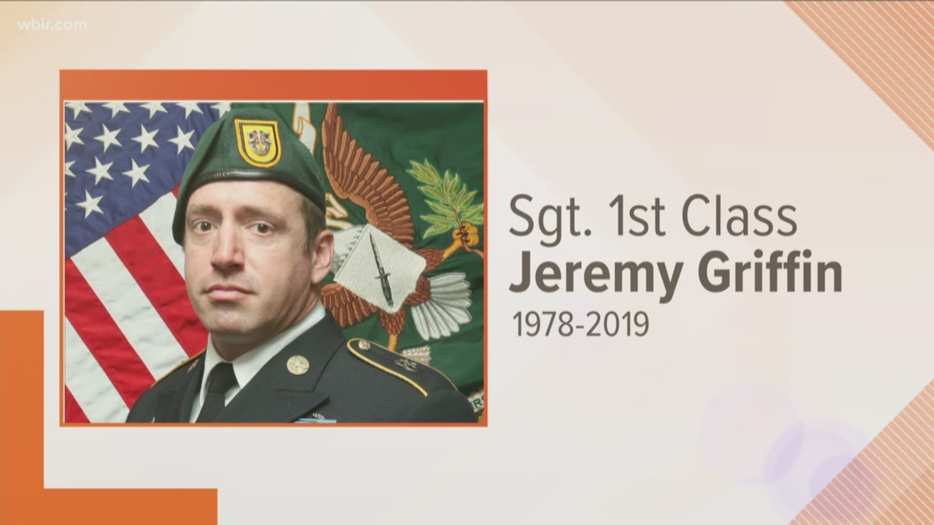 A Green Beret from Tennessee was killed in Afghanistan on Monday. The Department of Defense said Sgt. 1st Class Jeremy W. Griffin was killed in action. He was 40 years old.