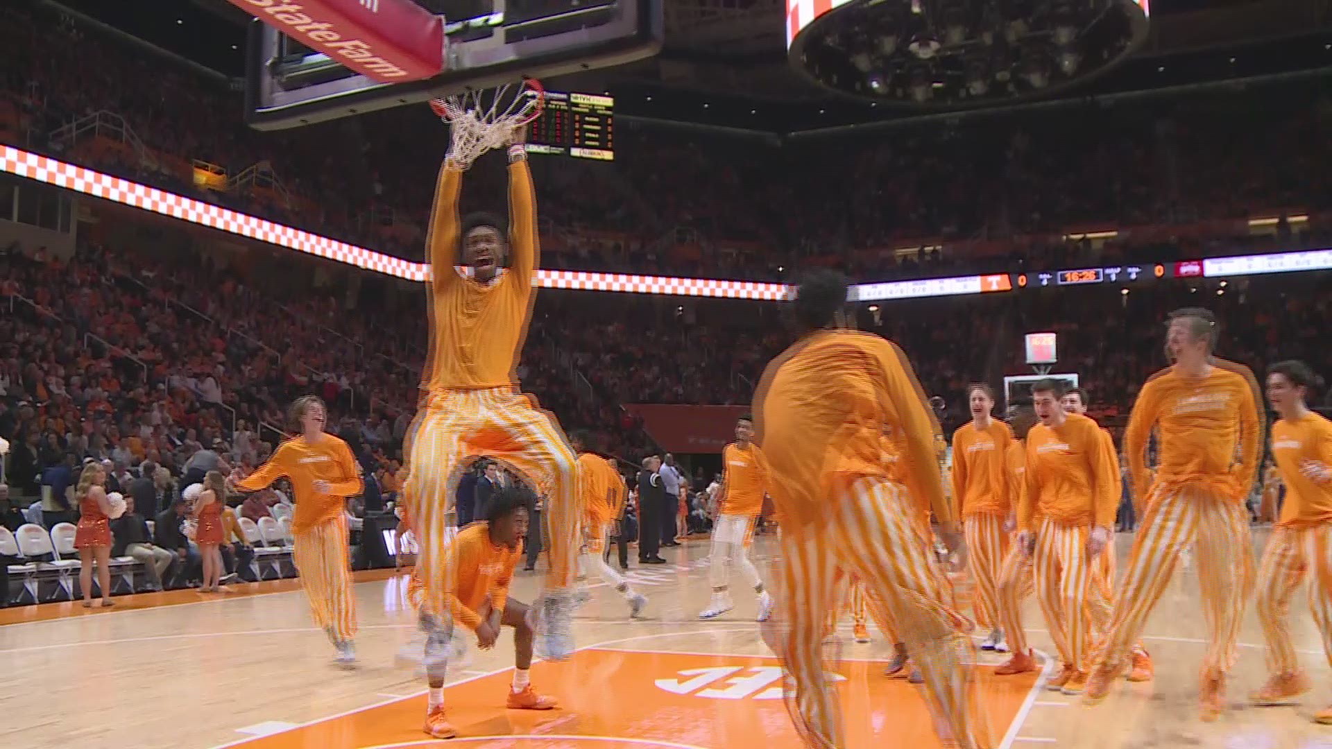 Four seniors with the Tennessee Men's team were saluted as they played their final game in TBA Tuesday night.