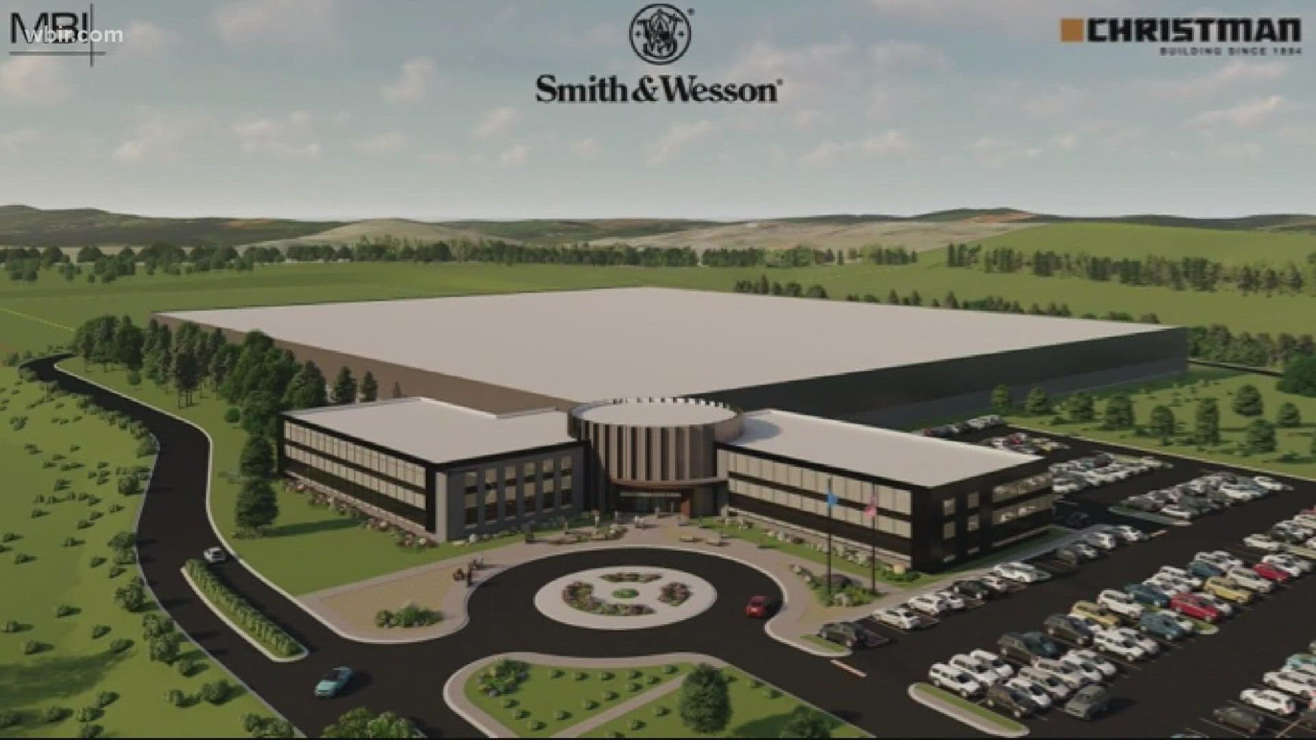Smith & Wesson's new headquarters will be located in Partnership Park North in Maryville. The state said the company plans to break ground by the end of the year.