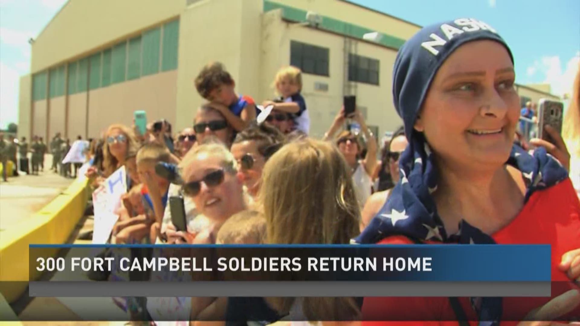 For more than 300 soldiers, it sure felt good to be home Thursday.