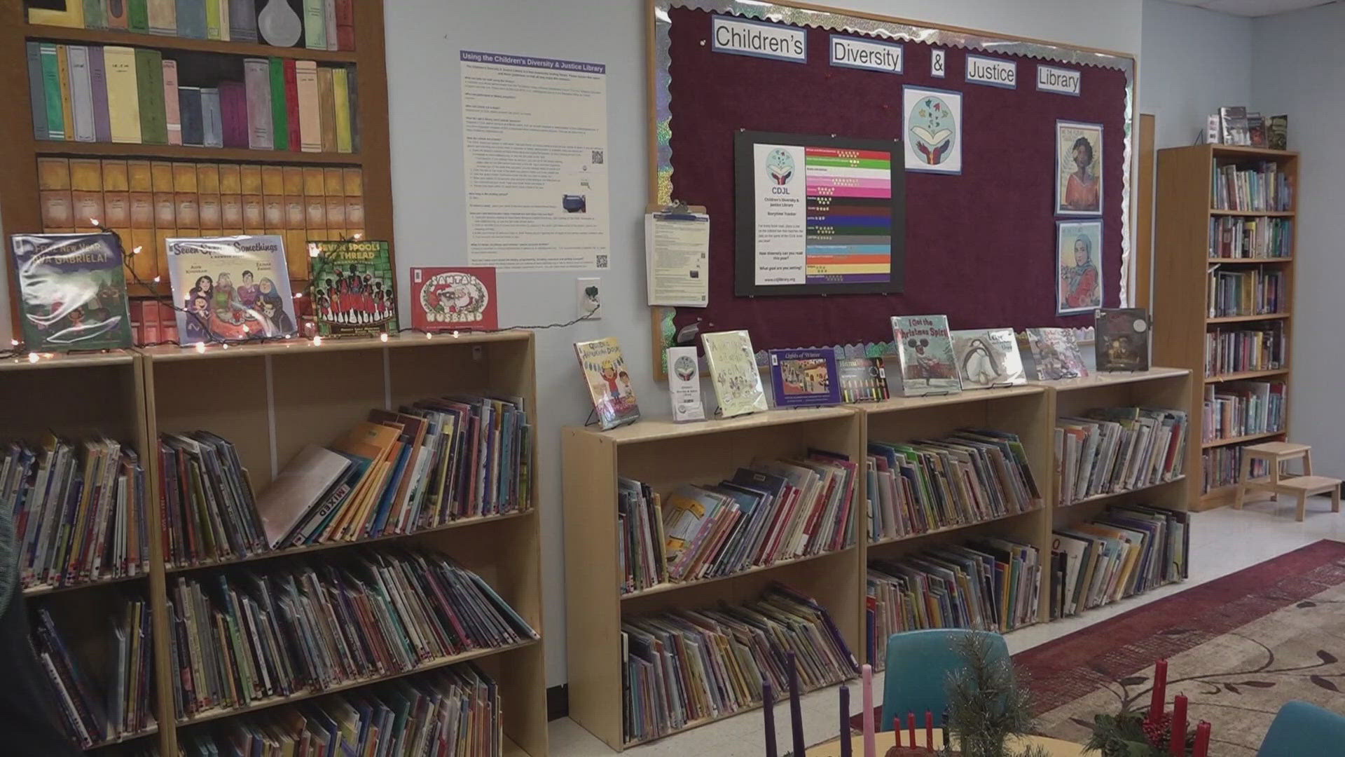 The Children's Diversity and Justice Library has been operating in the Tennessee Valley Unitarian Universalist Church for six years.