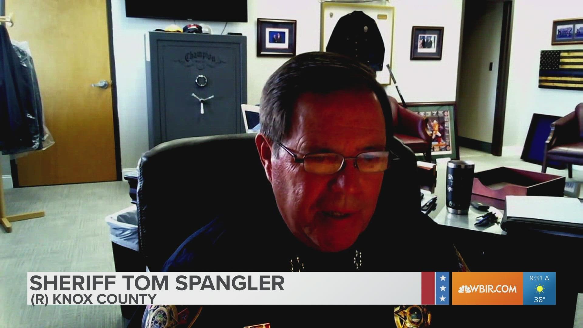 Sheriff's Office candidates Tom Spangler and Jimmy JJ Jones talk about their positions.