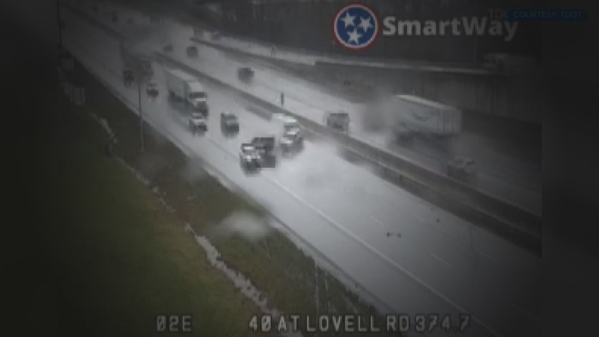 TDOT said it is keeping an eye on a spot along I-40, near Lovell Road where water tends to puddle.