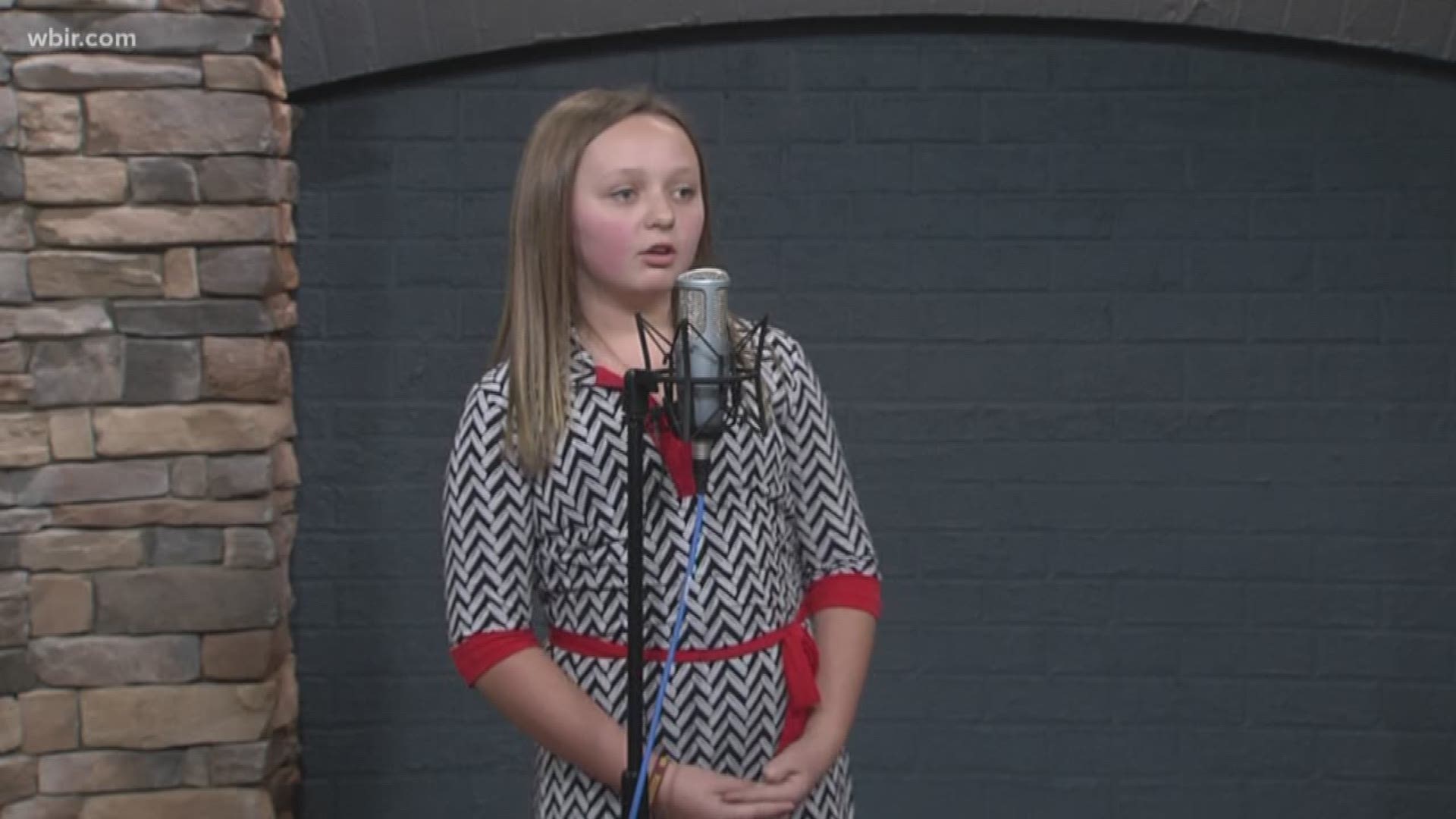 Today's Junior anchor has a real passion for singing. Today, Addison Willson performs "Rocky Top" for us.
Nov. 6, 2018-4pm