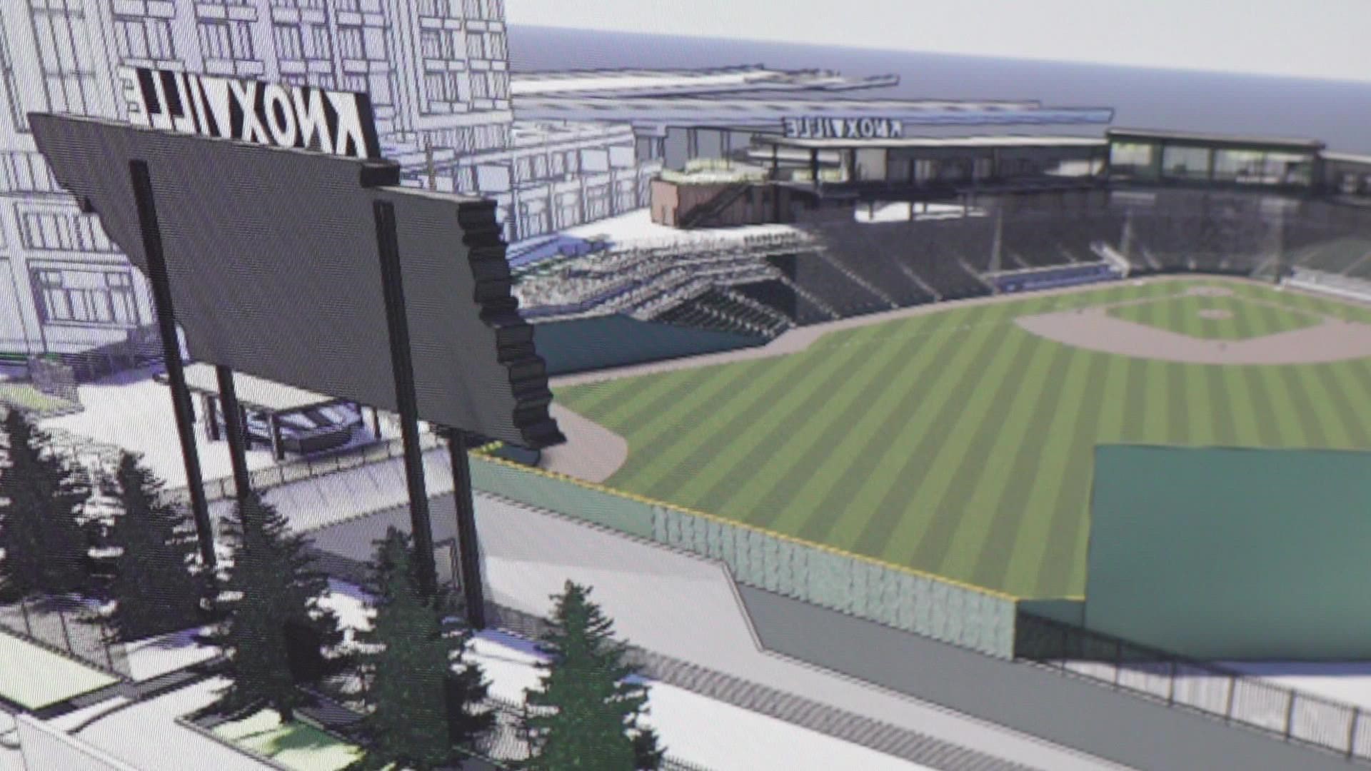 The stadium has been in development for several months.