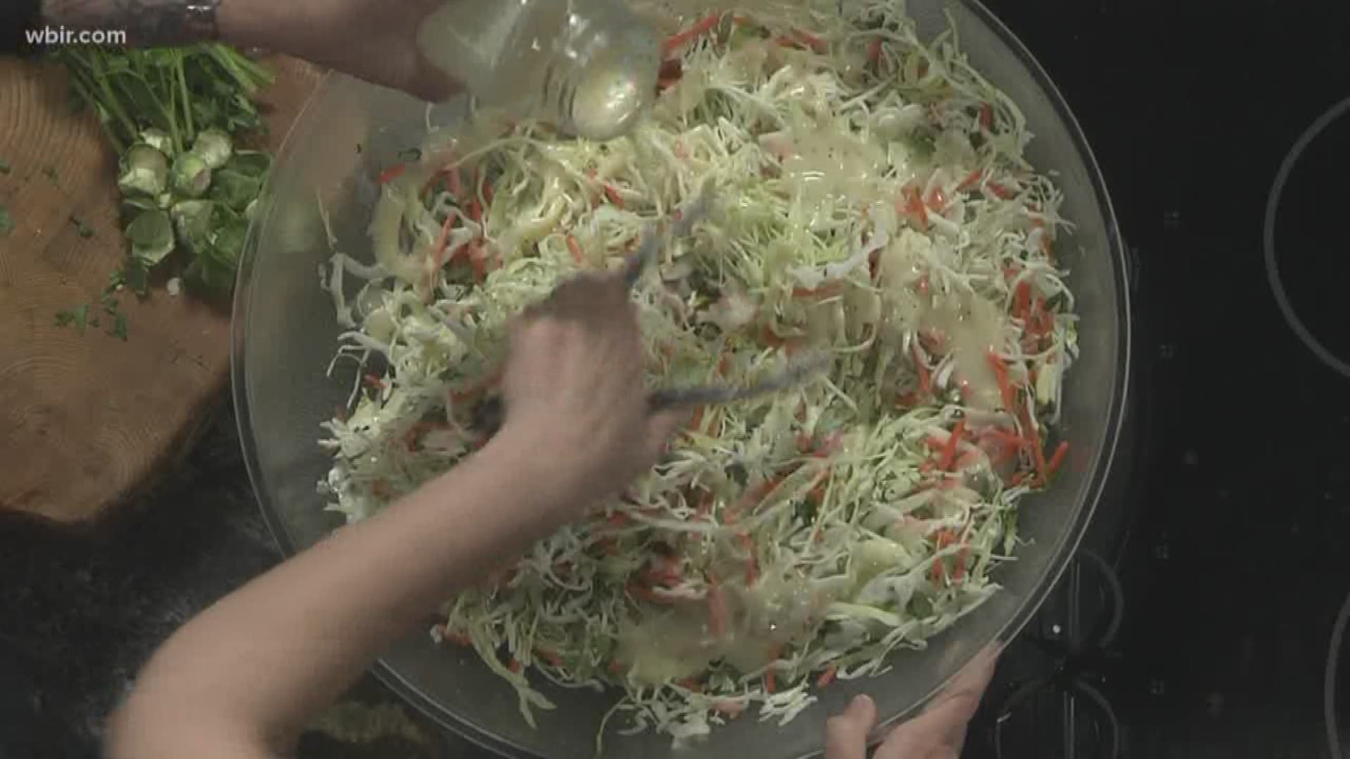 We're in the kitchen  with Kim Wilcox from It's So Yummy Cafe with a special slaw recipe.