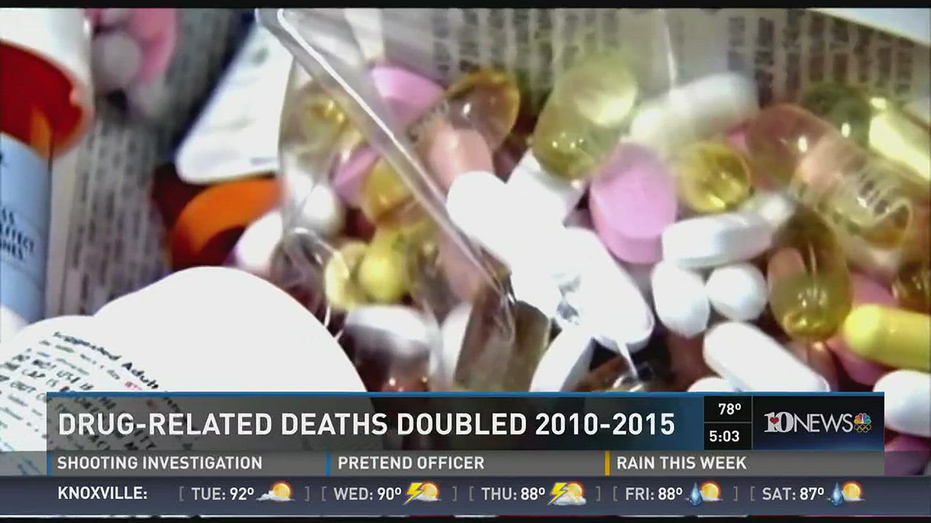 The Knox County Regional Forensics Center released details on the numbers behind local drug-related deaths.