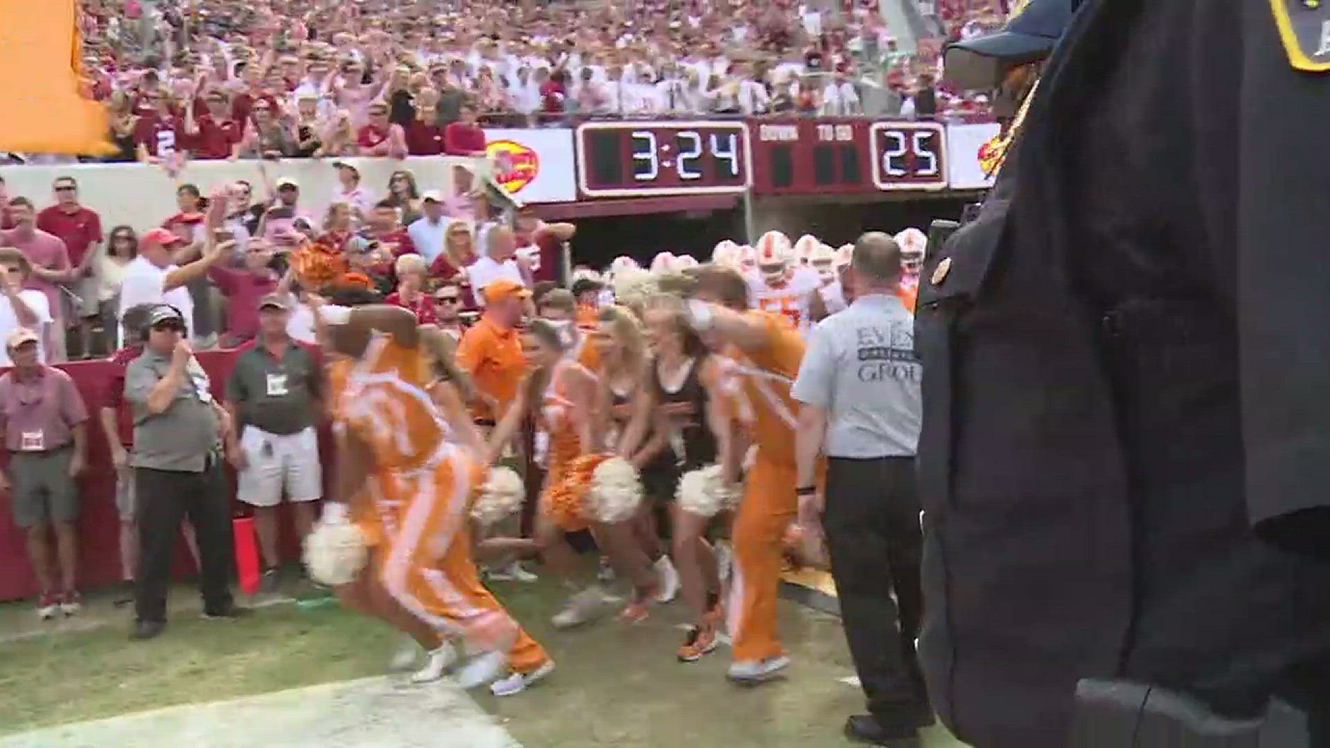 A look at the top plays in the Vols' game against Alabama.