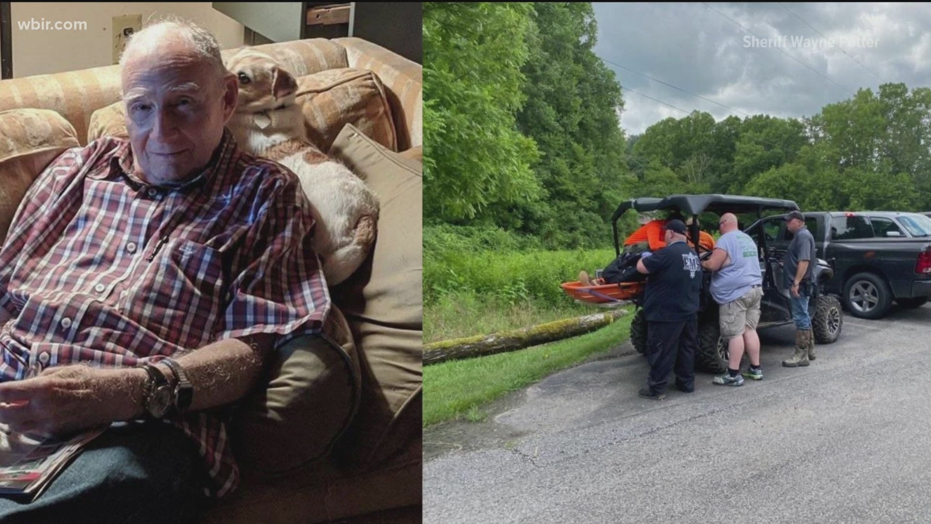 Sheriff Wayne Potter posted on Facebook earlier today that William Witten was being taken to the UT Medical Center.