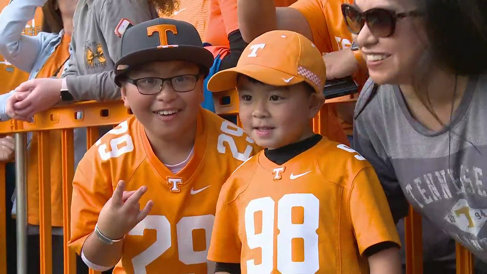 Take the Vol Walk with Team 121 before the Vols' homecoming game against Southern Mississippi.