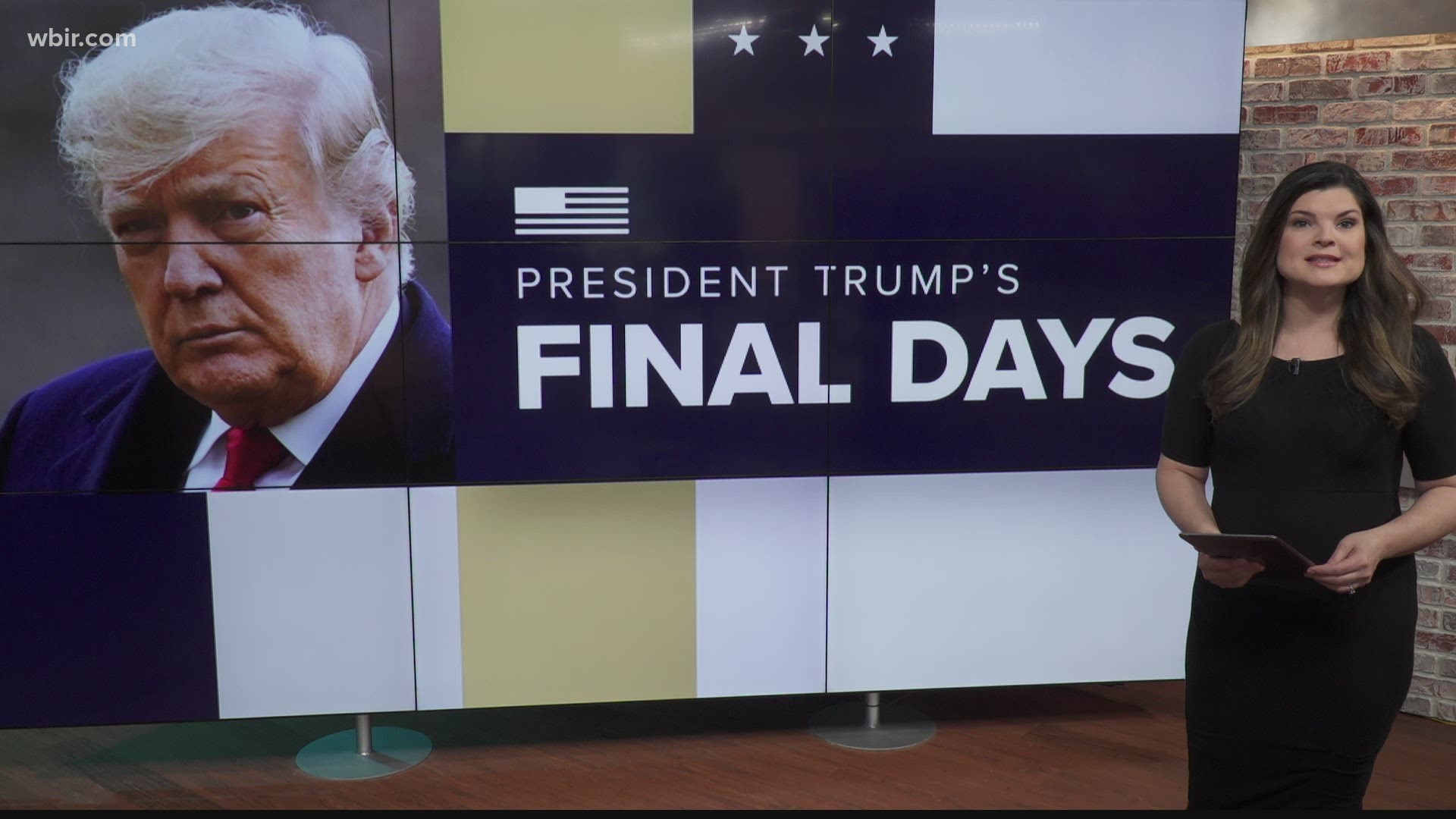 Tuesday marks President Donald Trump's last full day in the White House.